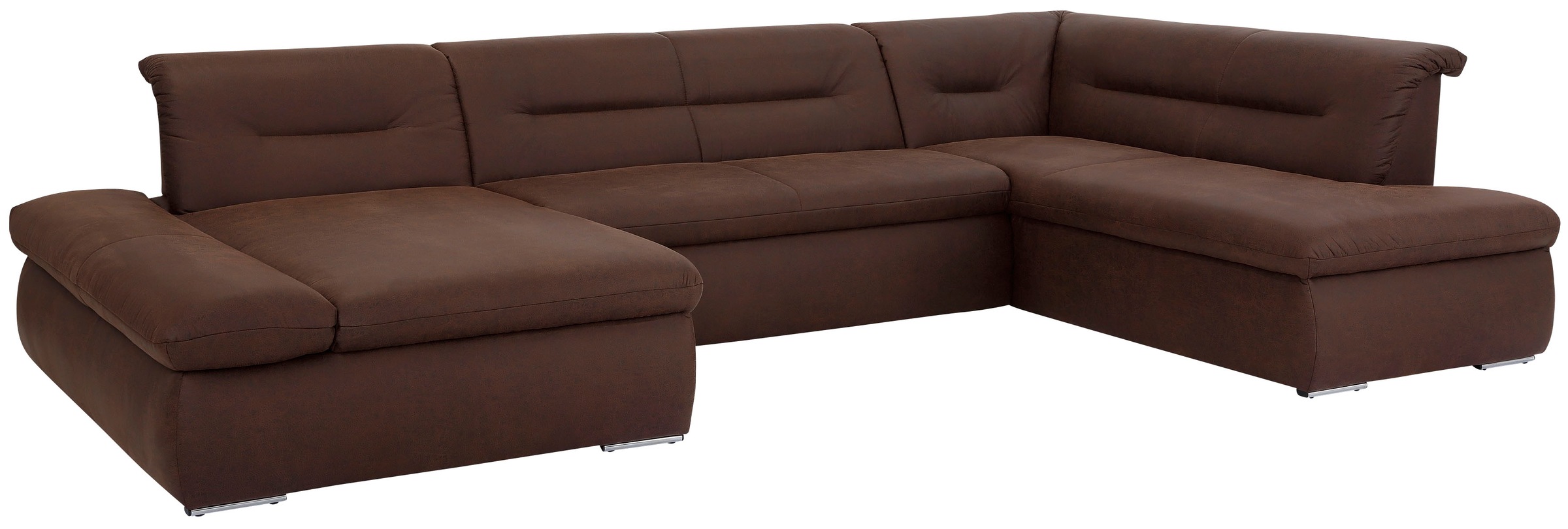 Home affaire Wohnlandschaft "Avesa U-Form" Wahlweise mit Armteilverstellung günstig online kaufen