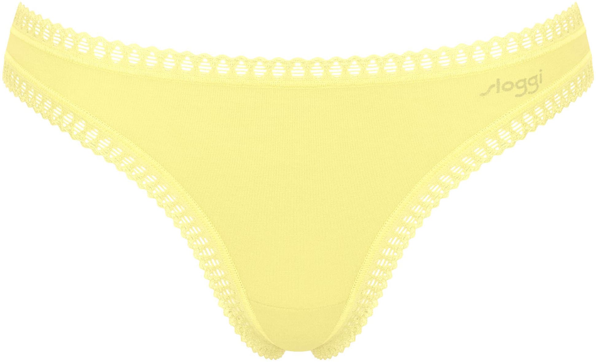 sloggi Slip »GO Crush String C3P«, (3er Pack), Spitzendetails