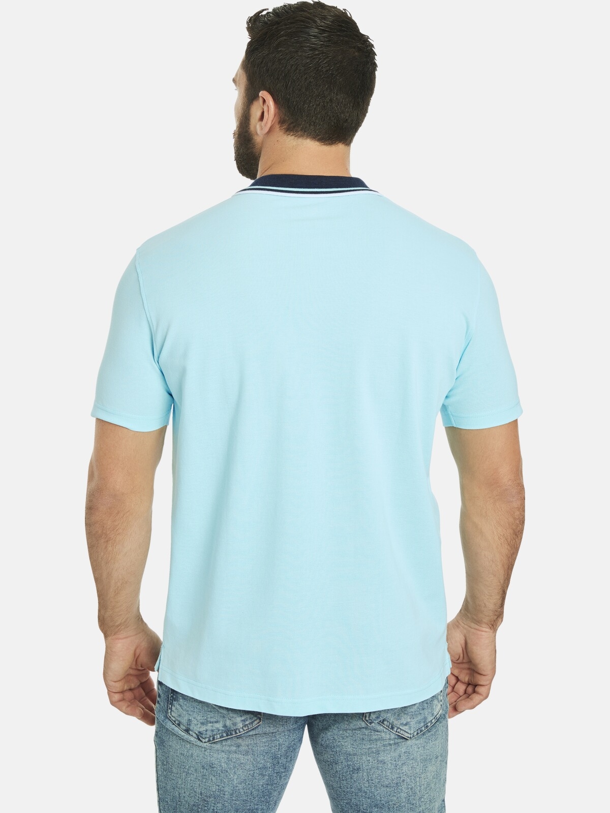 Jan Vanderstorm Poloshirt »Poloshirt JERKER«, (1 tlg.), aus weichem Baumwoll-Piqué
