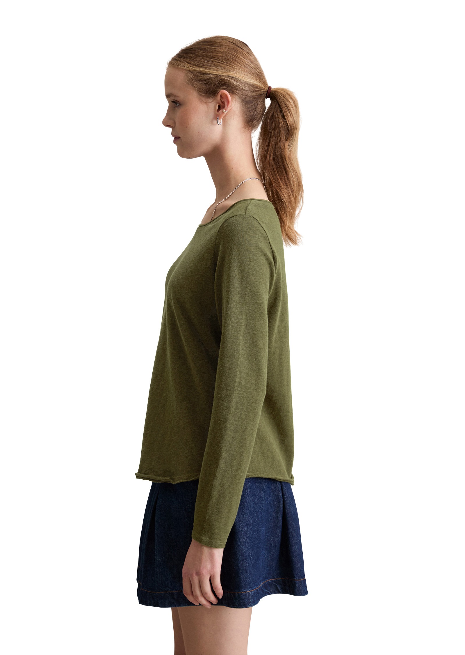 Marc OPolo DENIM Langarmshirt "aus Organic Cotton" günstig online kaufen