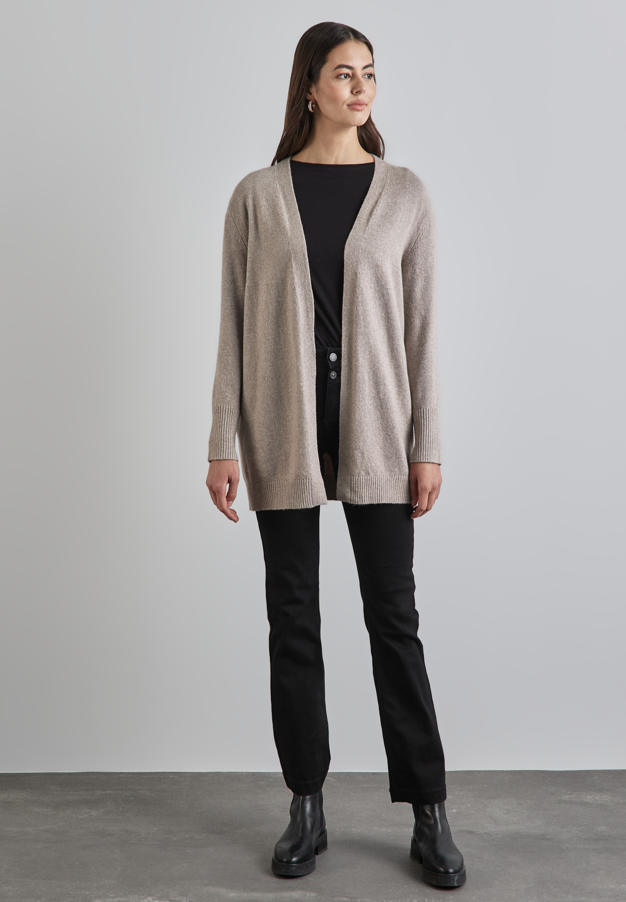 STREET ONE Cardigan, im soften Baumwoll-Mix