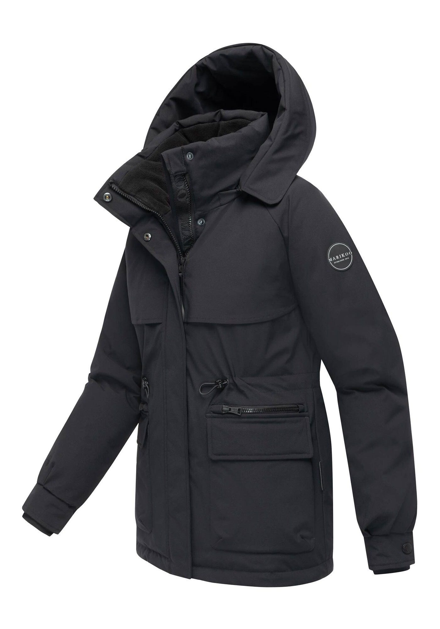 Marikoo Winterjacke »Shigaraa«, mit moderner Front- und Rückenpasse