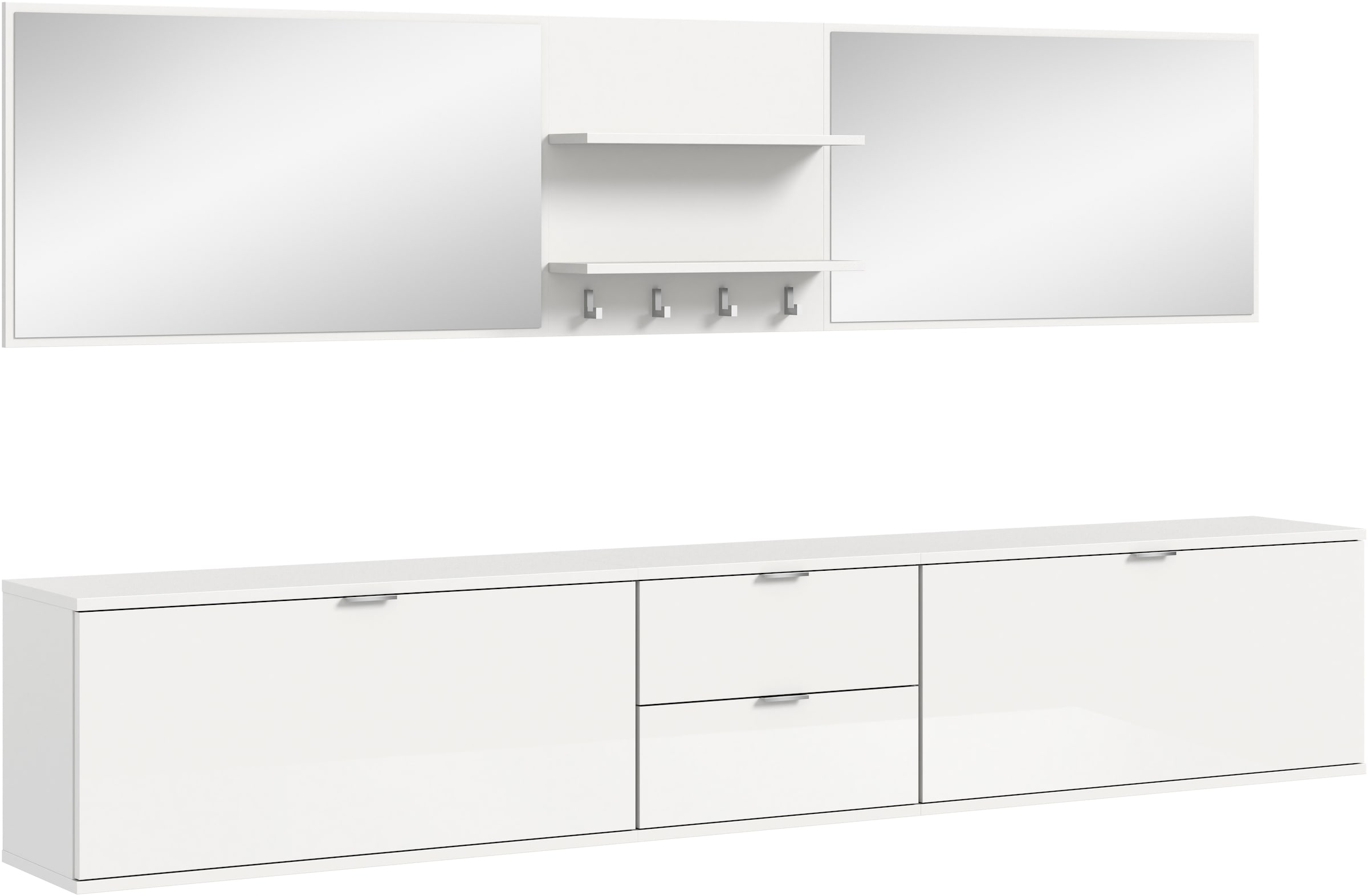 Home affaire Garderoben-Set "Trondheim, Garderobenset 6-tlg. Breite 236 cm, günstig online kaufen