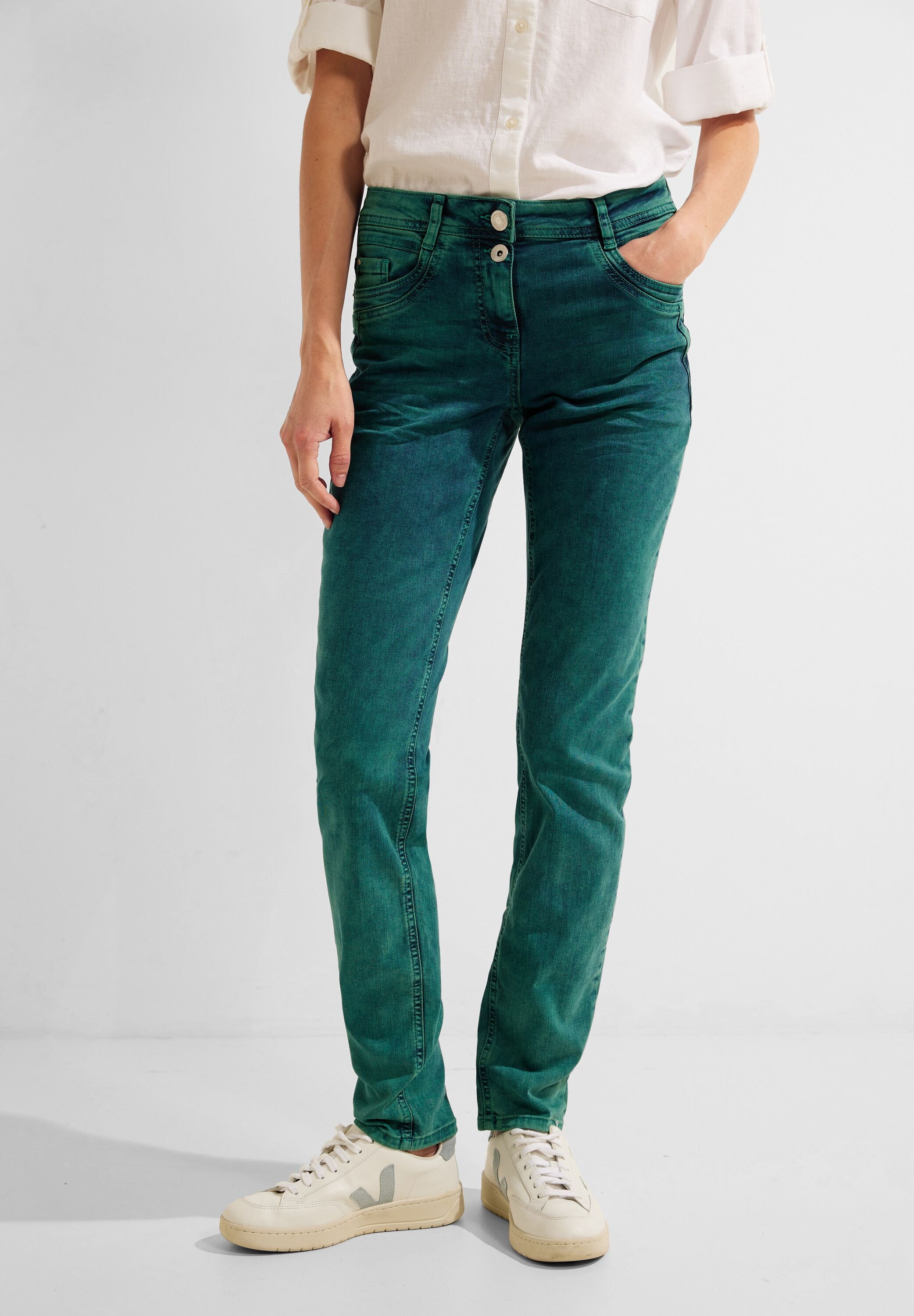 Cecil Gerade Jeans, 5-Pocket-Style