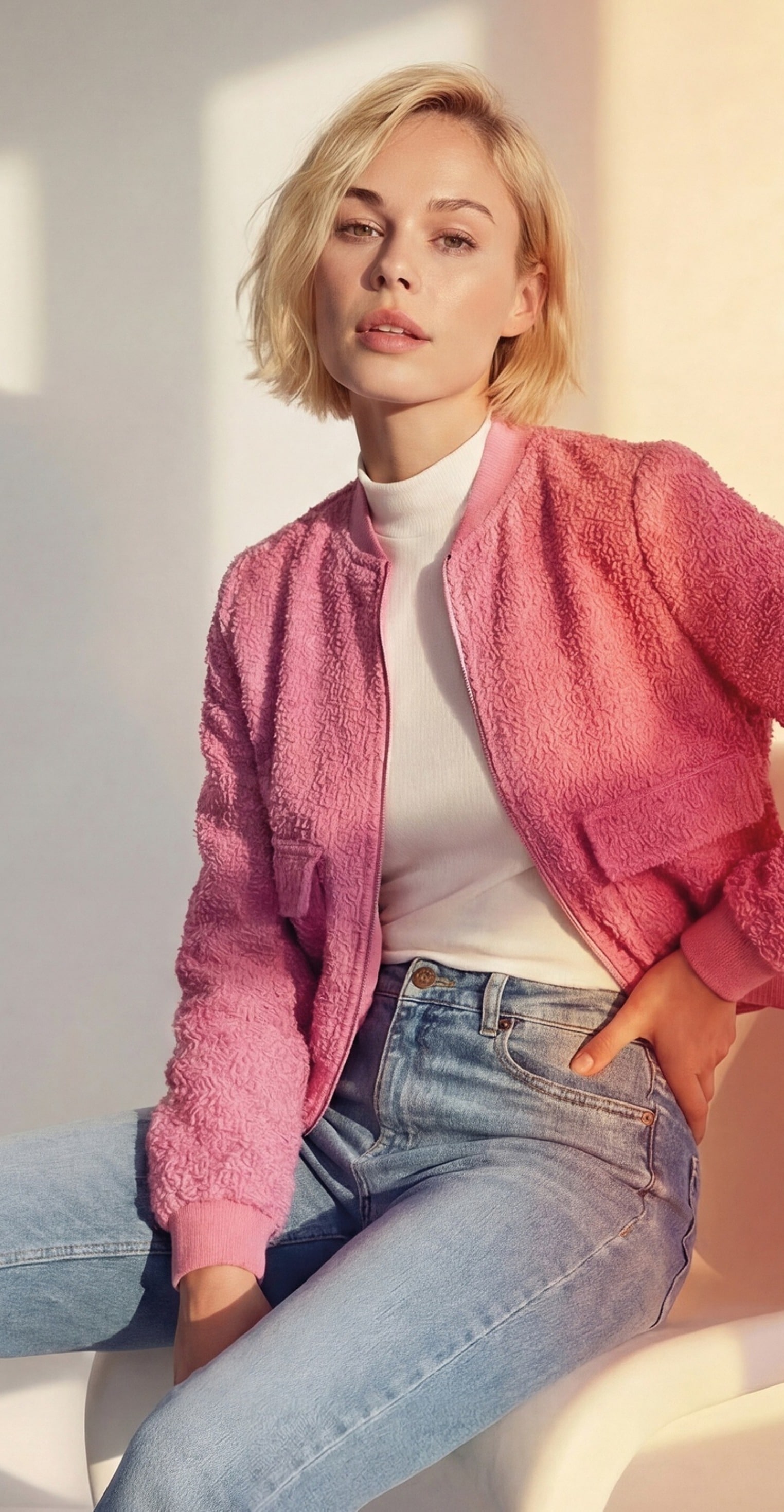 Zero Jackenblazer »Damen Jacke mit Reißverschluss« weiteres Detail