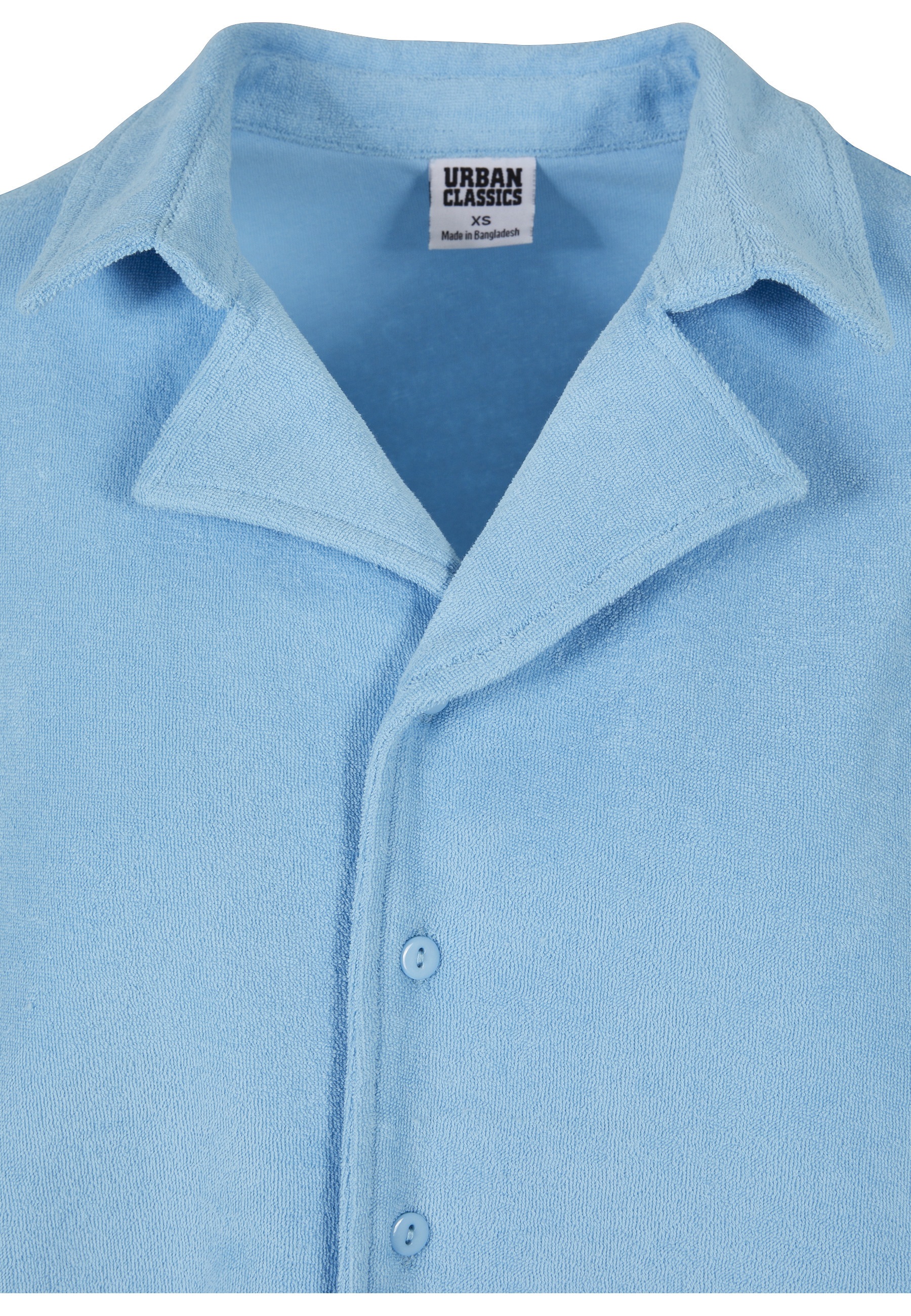URBAN CLASSICS Kurzarmshirt »Urban Classics Damen Ladies Towel Resort Shirt« 1