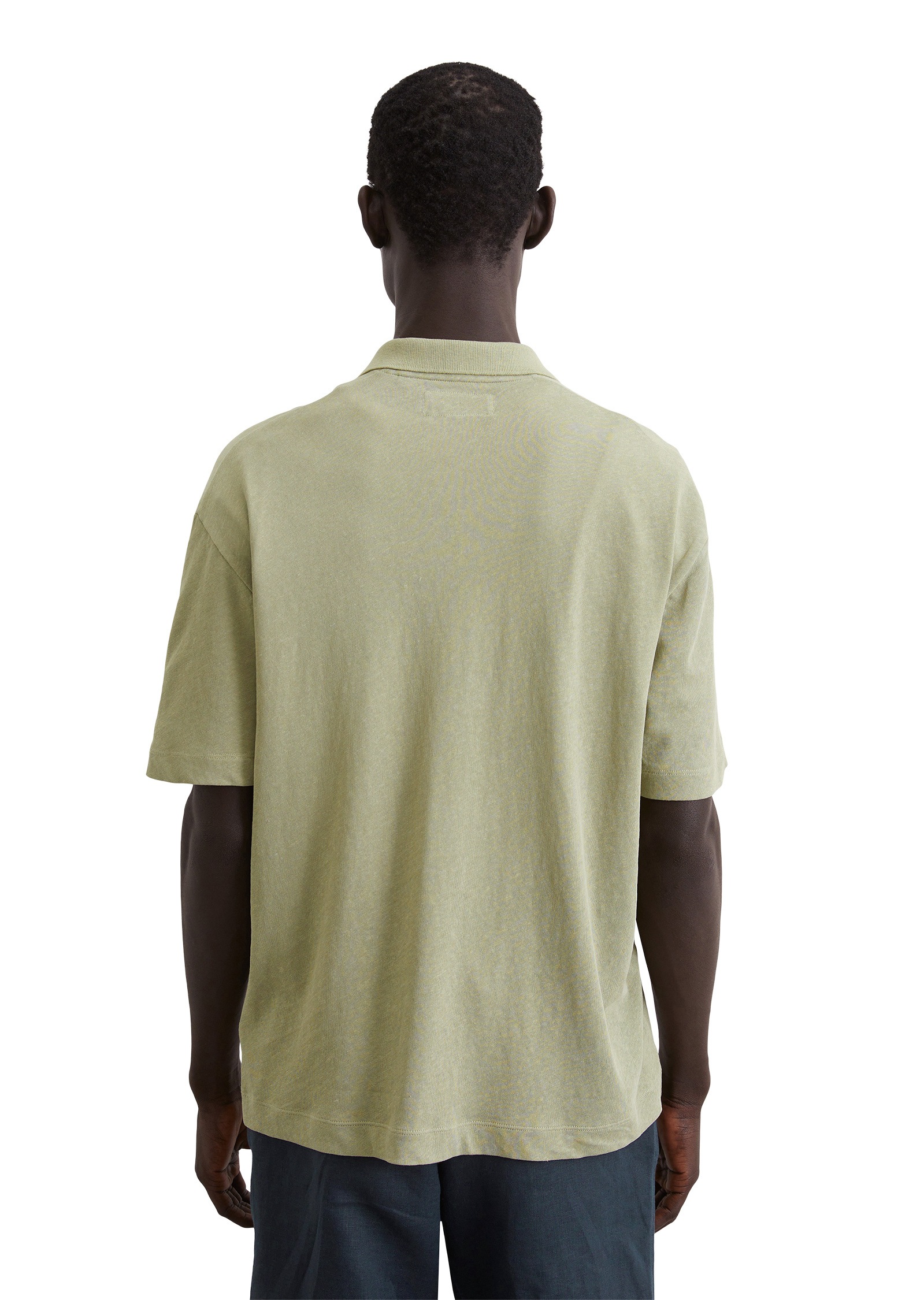Marc O'Polo Poloshirt »aus Bio-Baumwolle und Leinen«