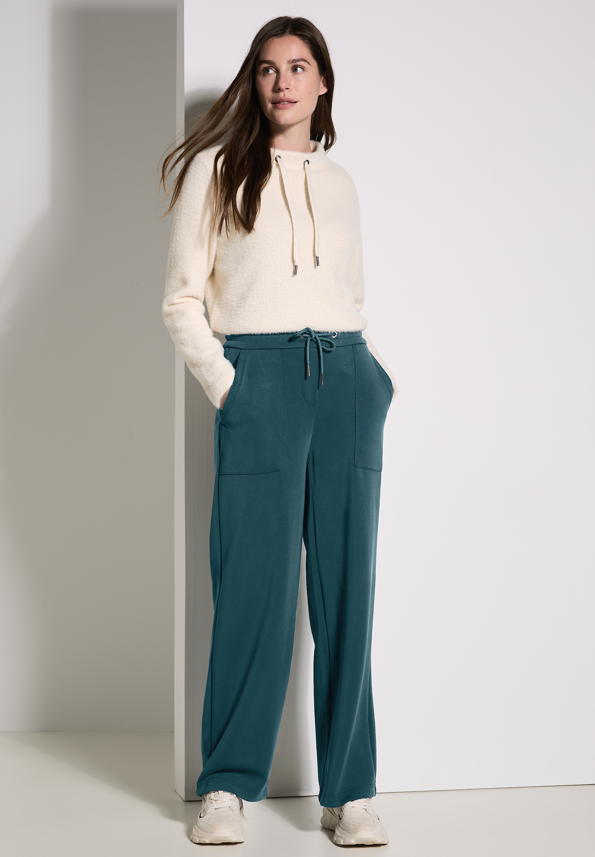 Cecil Stoffhose »Style Neele«, mit weitem Bein