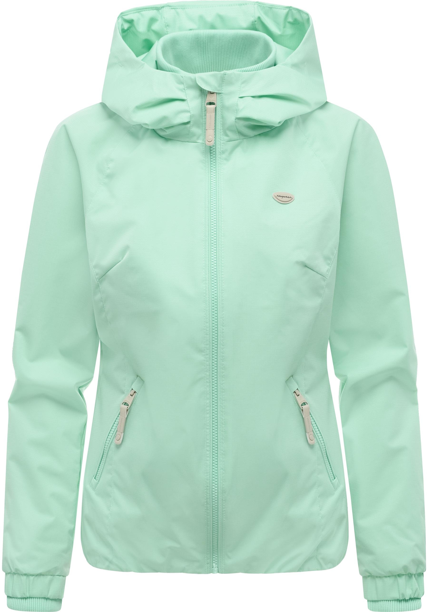 Ragwear Outdoorjacke "Dizzie Tech" mit Kapuze Wasserdichte Damen Übergangsjacke mit großer Kapuze
