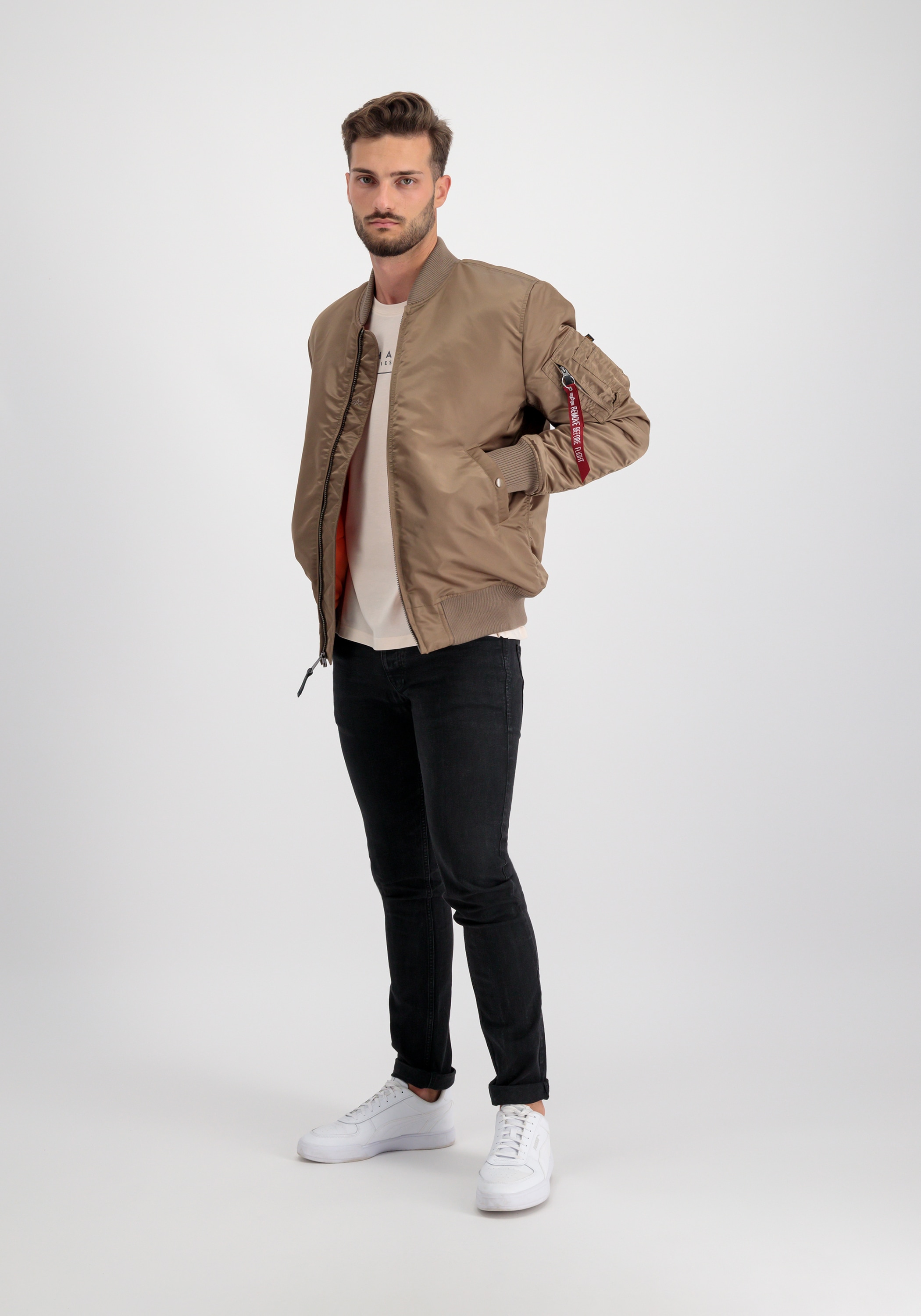 Alpha Industries Bomberjacke »ALPHA INDUSTRIES Men - Bomber Jackets MA-1 VF 59 Long«