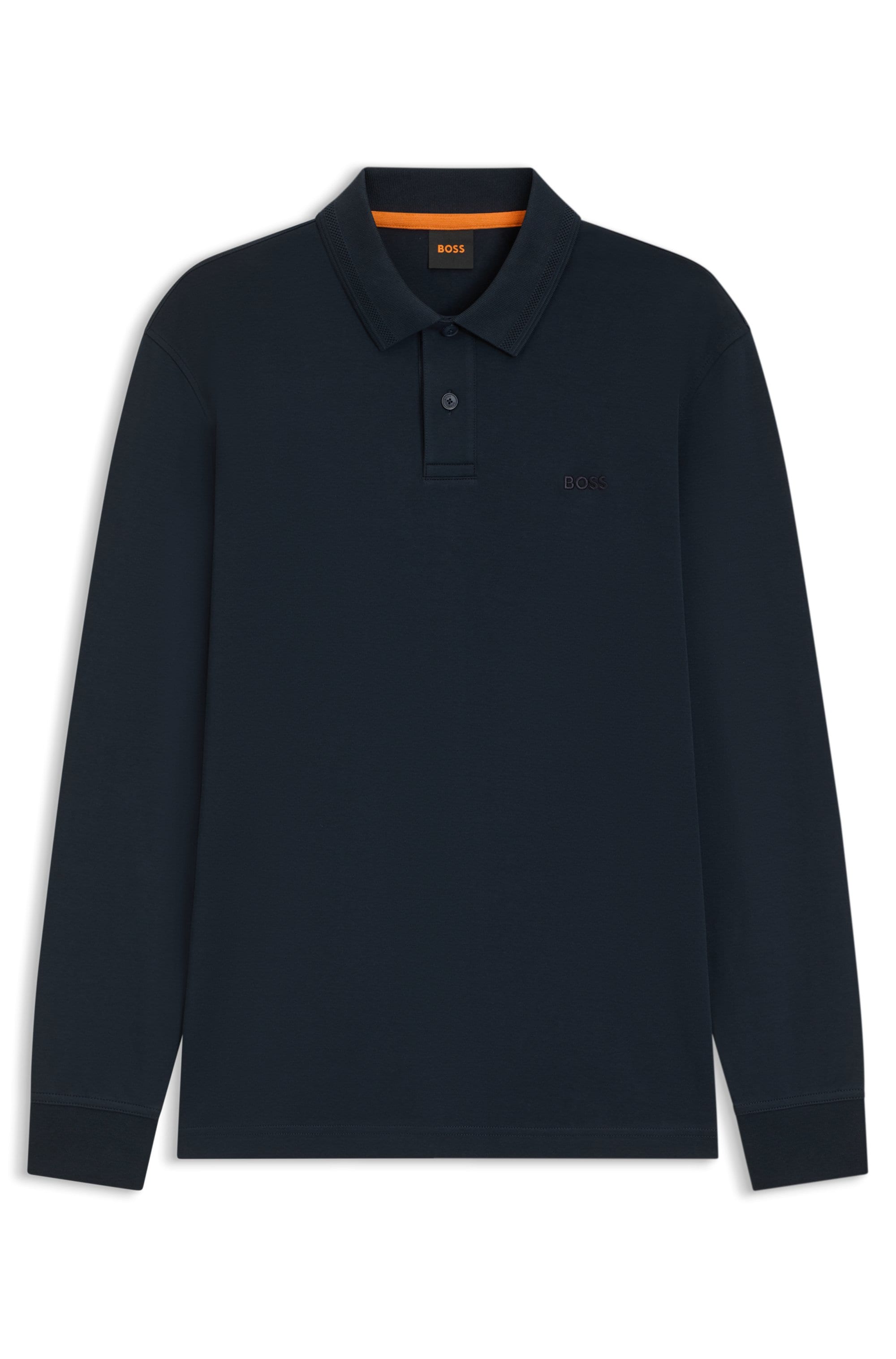 BOSS ORANGE Poloshirt »Pe_interlock_long«, mit Polokragen