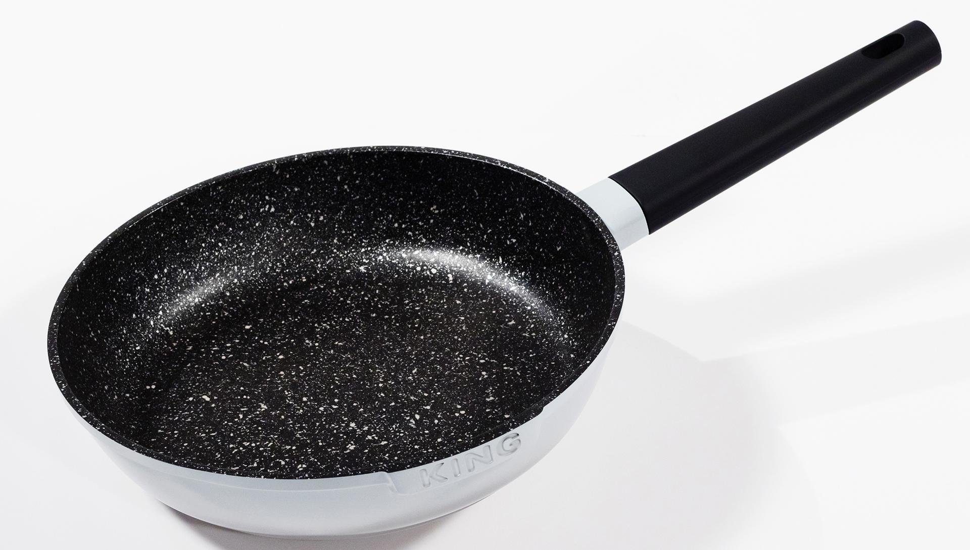 KING Bratpfanne "Shine Grey" Aluminiumguss 1 Stk. tlg. Induktion günstig online kaufen