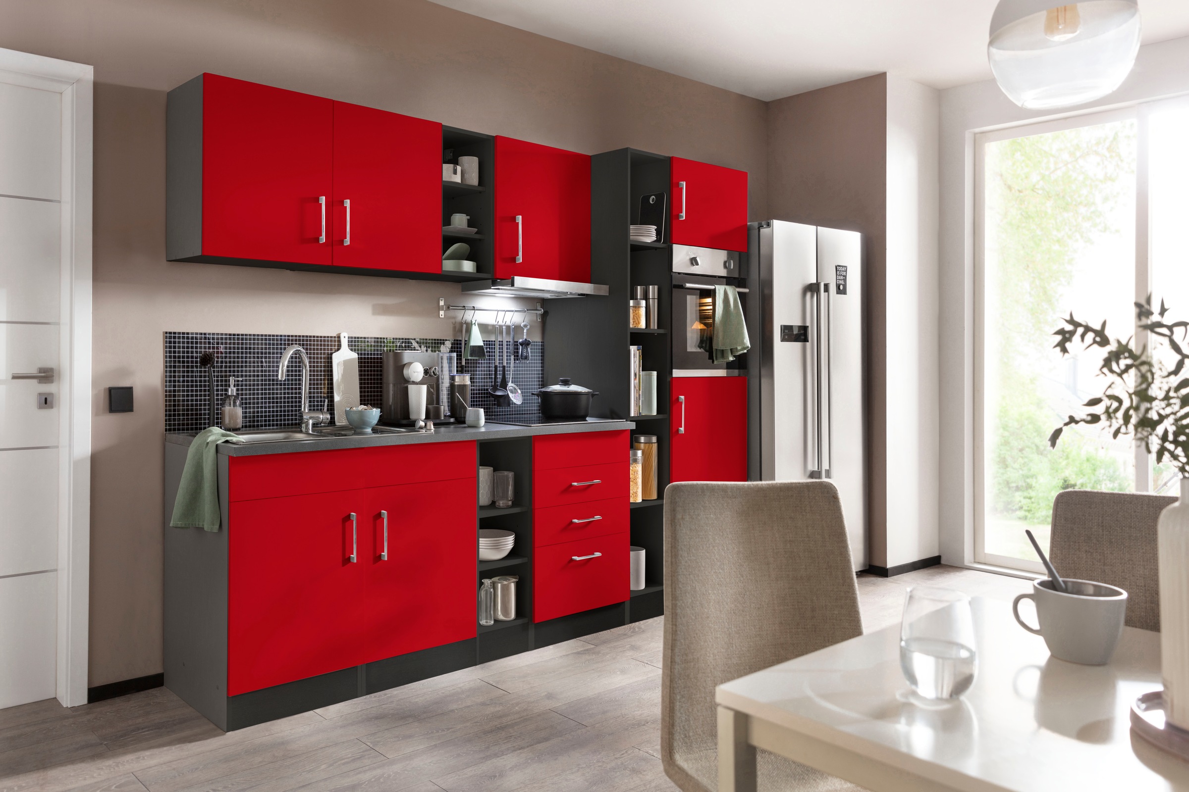 KOCHSTATION Küchenzeile "KS-Paris – Küchen mit einzigartigen Fotomotiven au günstig online kaufen