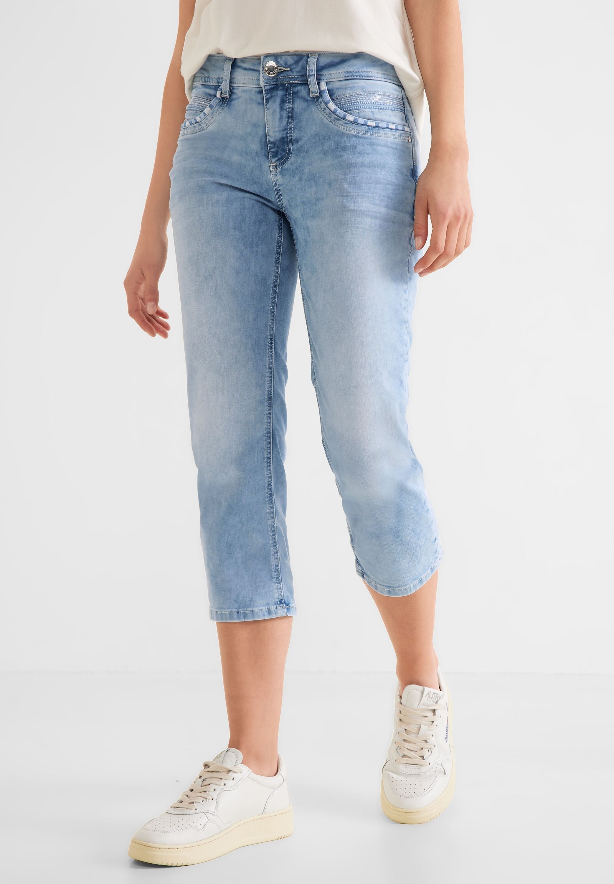 STREET ONE Skinny-fit-Jeans, in 3/4-Länge