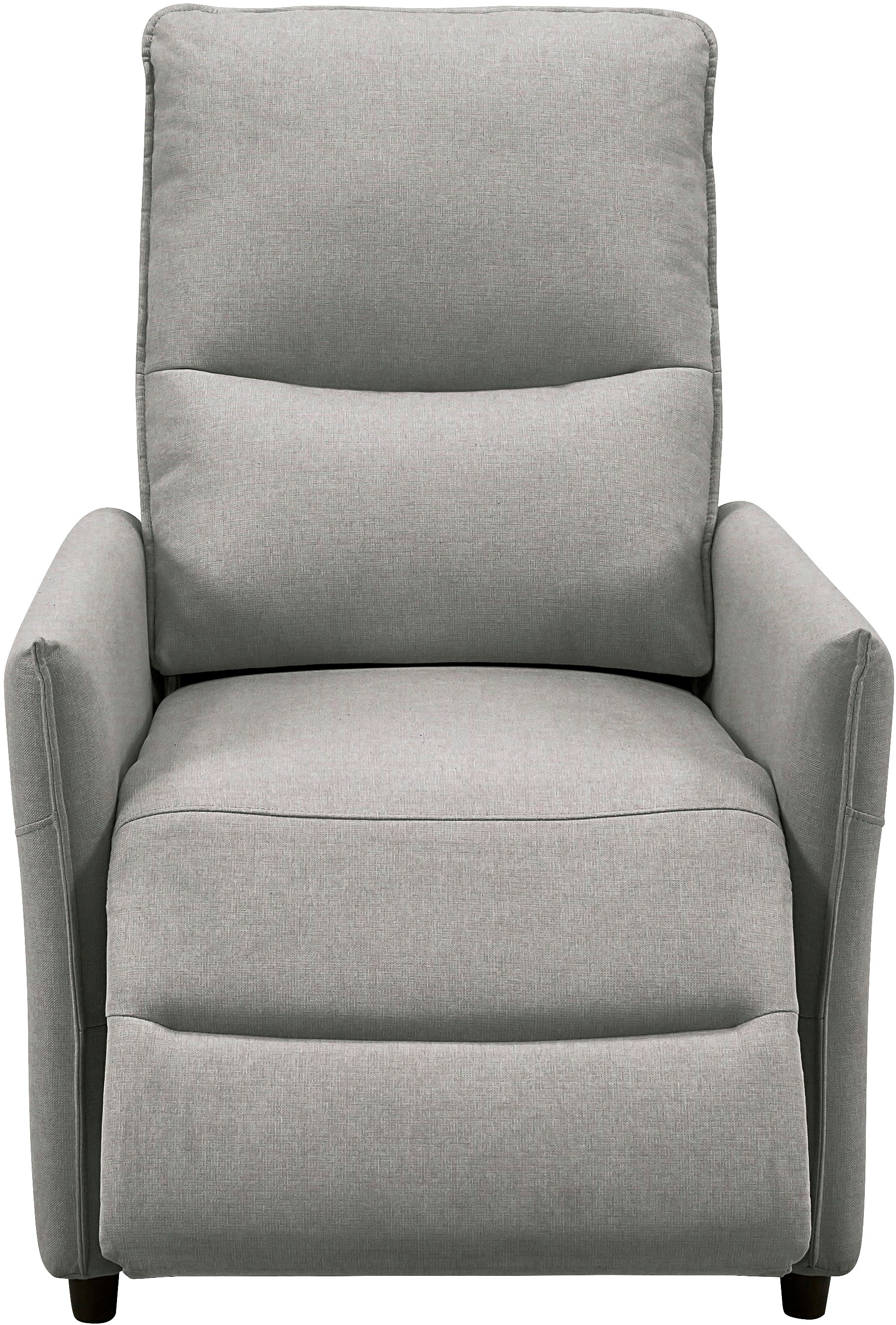 INOSIGN Relaxsessel »CURRIE, mit Liegefunktion, Webstoff-Bezug, Federkern,«, Ruhe-Sessel, Lese-Sessel, TV-Sessel