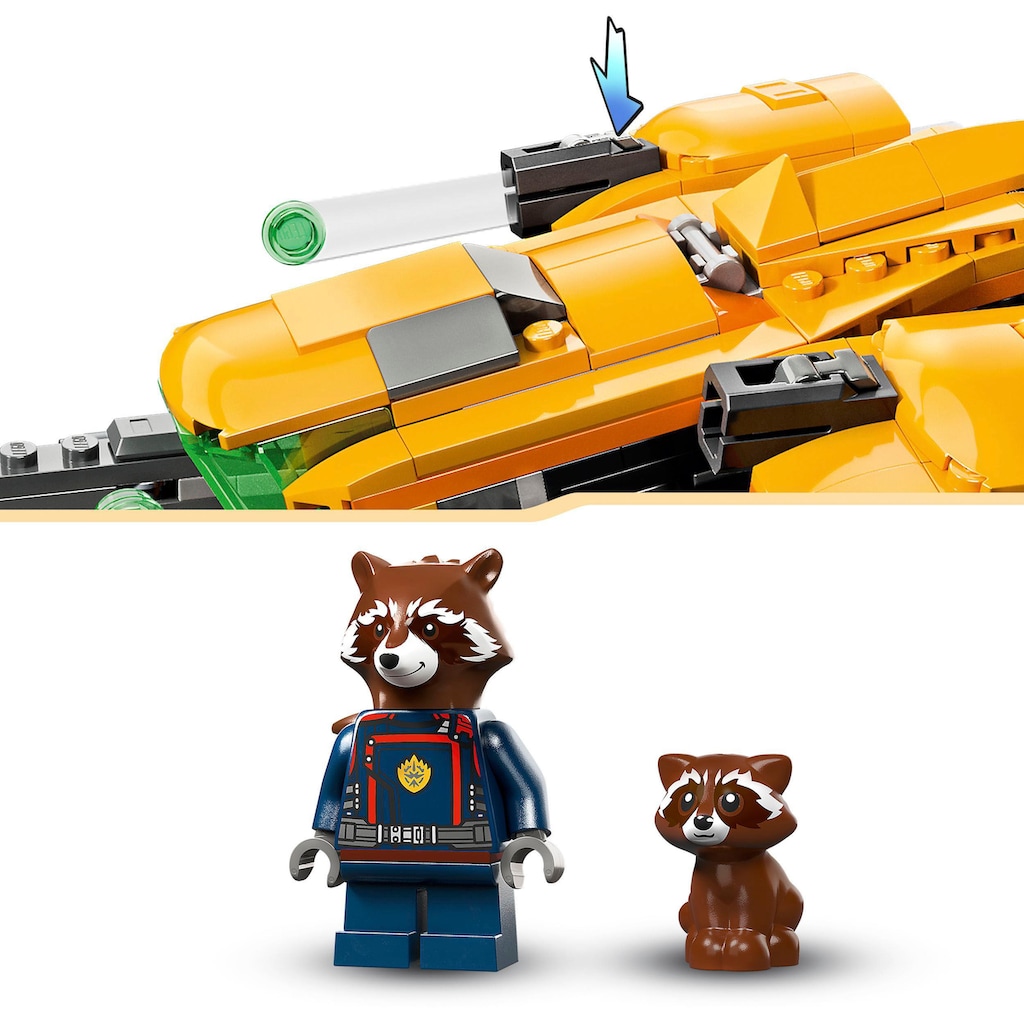 LEGO® Konstruktionsspielsteine »Baby Rockets Schiff (76254), LEGO® Marvel«, (330 St.)