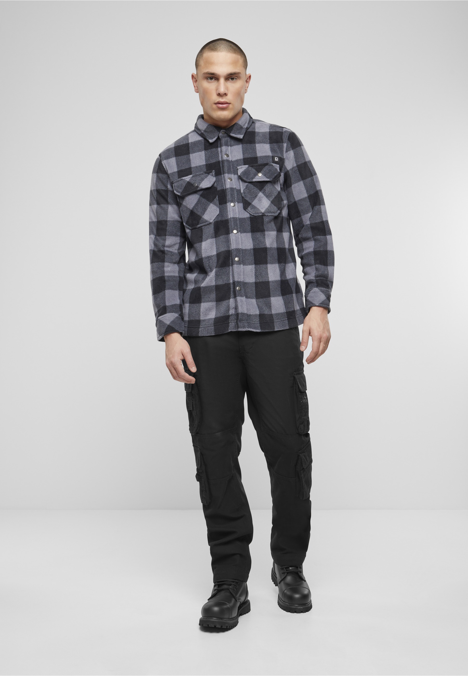 Brandit Fleecejacke »Brandit Herren Jeff Fleece Shirt Long Sleeve« 1 Stk. tlg.