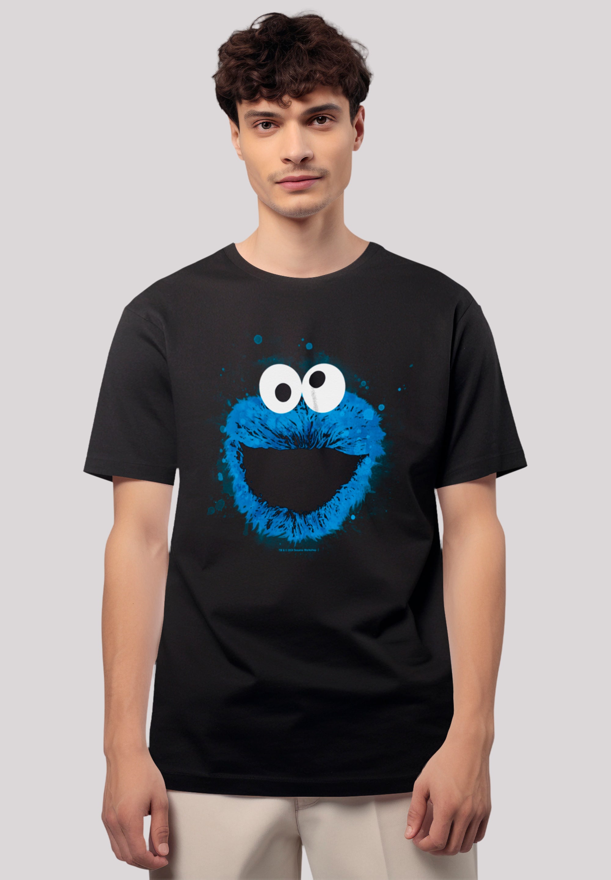 F4NT4STIC T-Shirt "Sesamstraße Cookie Monster Watercolor", Premium Qualität günstig online kaufen