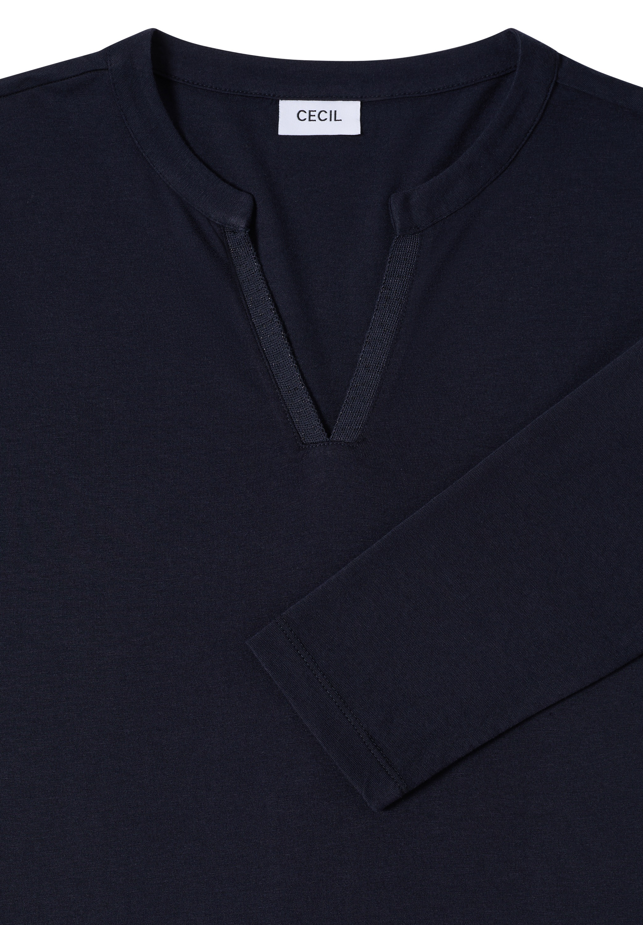 Cecil Langarmshirt im soften Baumwoll-Mix
