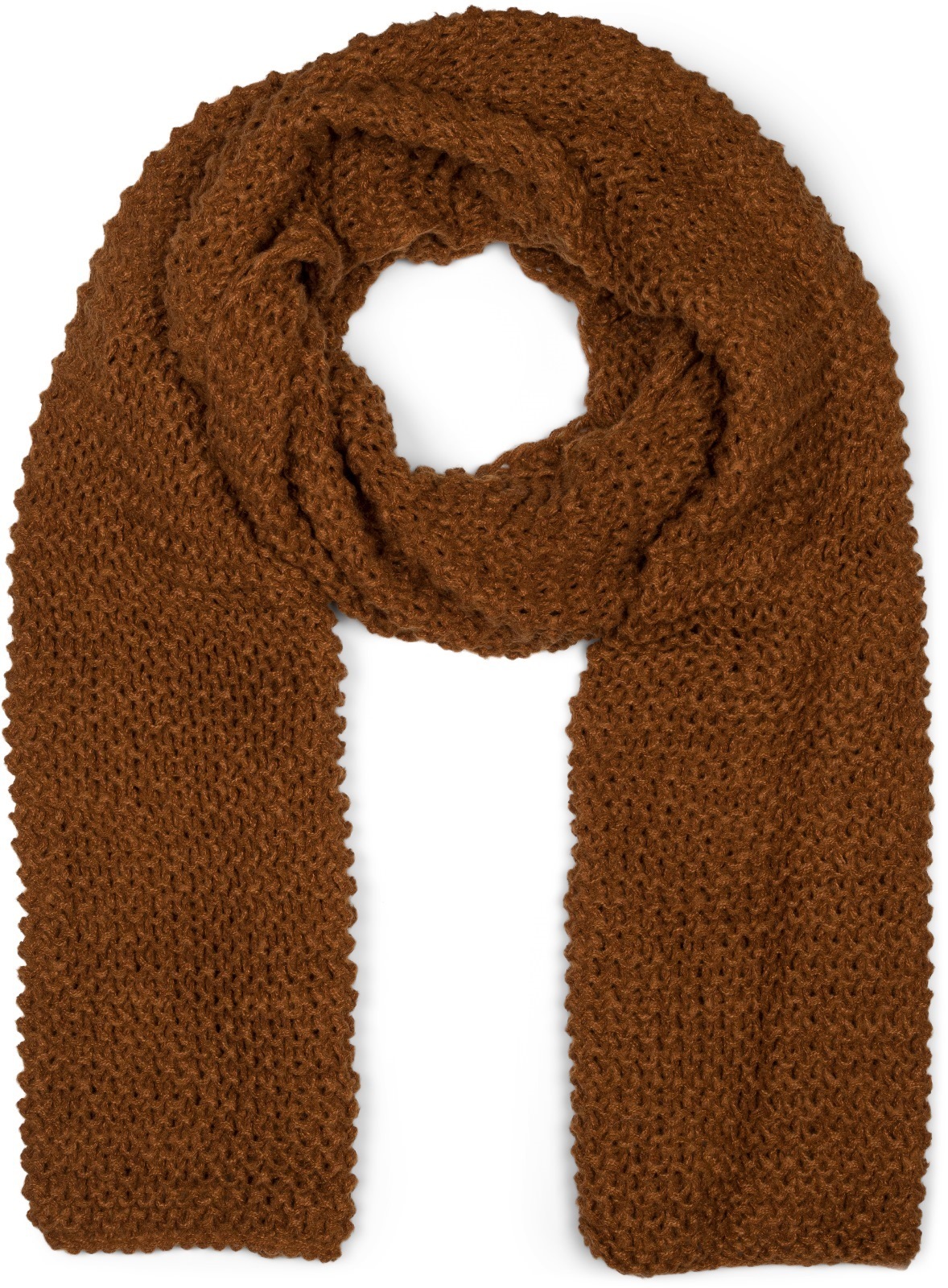 styleBREAKER Strickschal "Langer Strick Schal mit Wellen Strickmuster" 1 Stk.