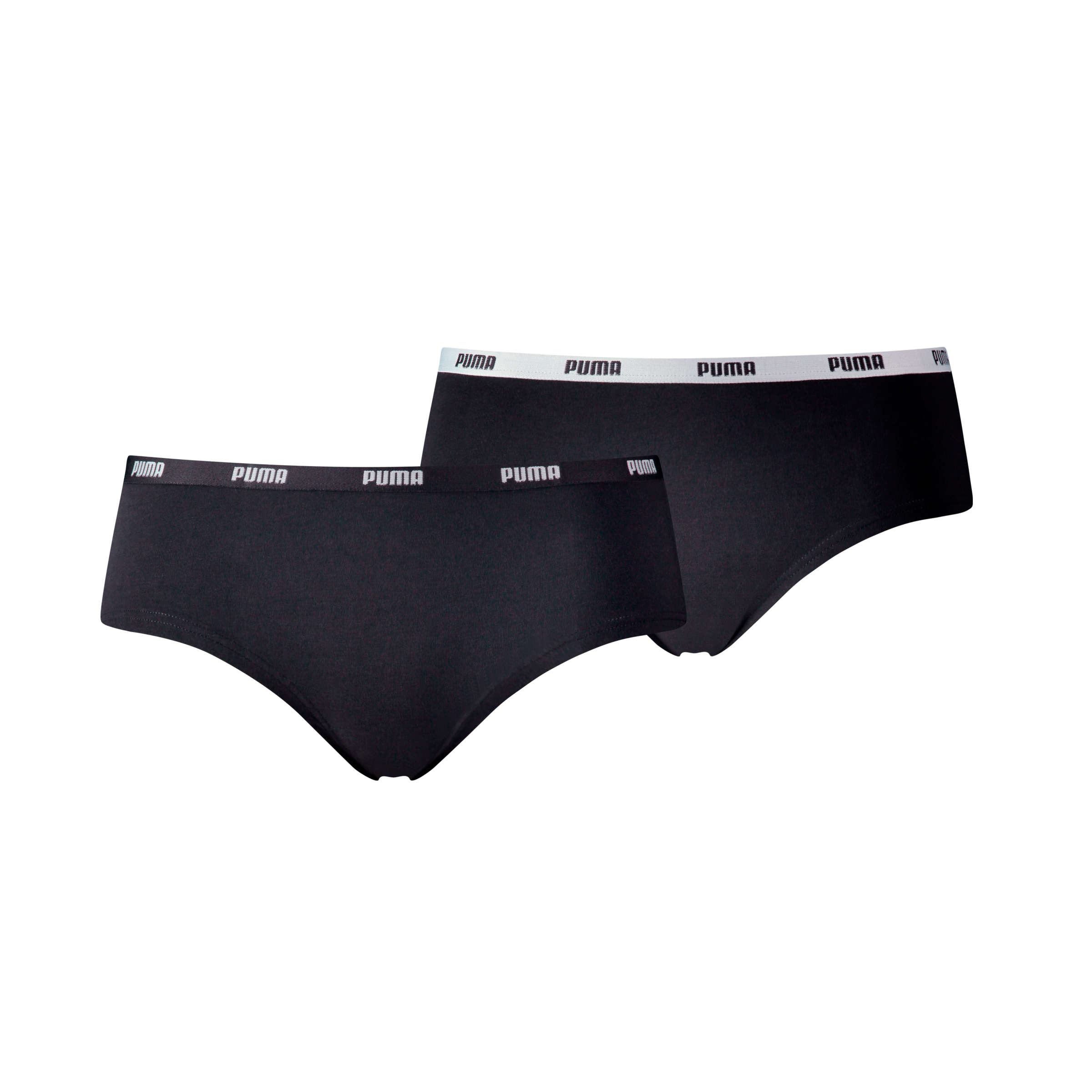 PUMA Hipster »PUMA WOMEN HIPSTER 2P HANG«, (2er Pack), Mit elastischem Logobund
