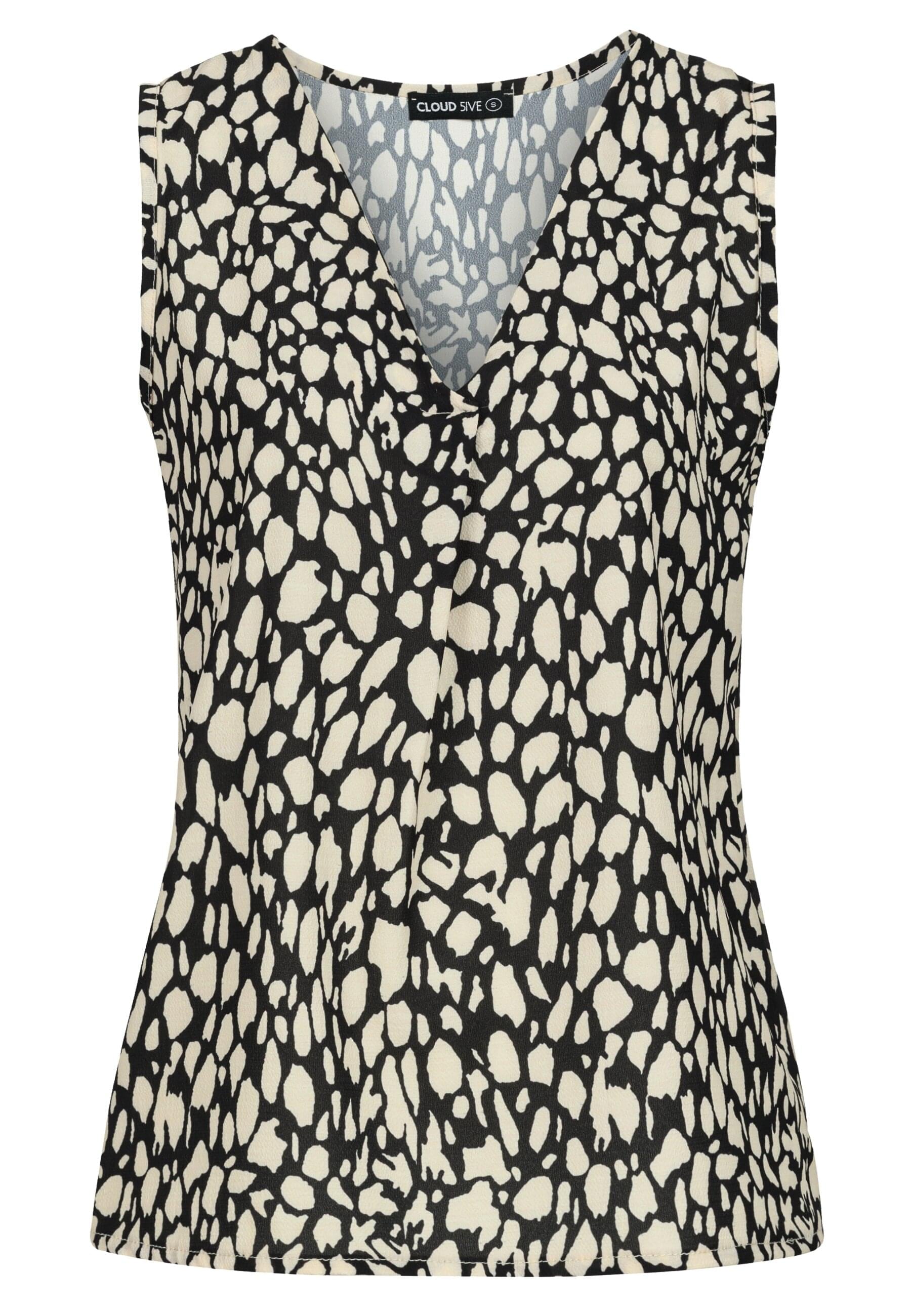 CLOUD 5IVE Muskelshirt "CLOUD 5IVE V-Neck Top with aop animal print", (1 tl günstig online kaufen
