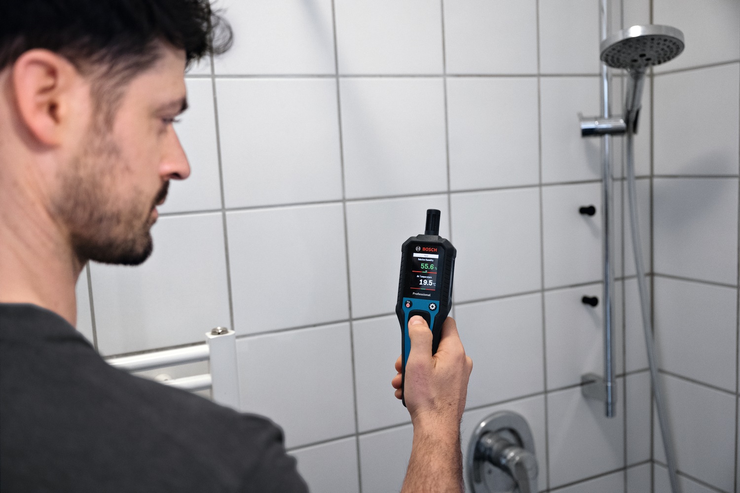 BOSCH TEMPERATUR- UND FEUCHTIGKEITSMESSGERÄT GDH 1-17 0601078400 - Bild 5