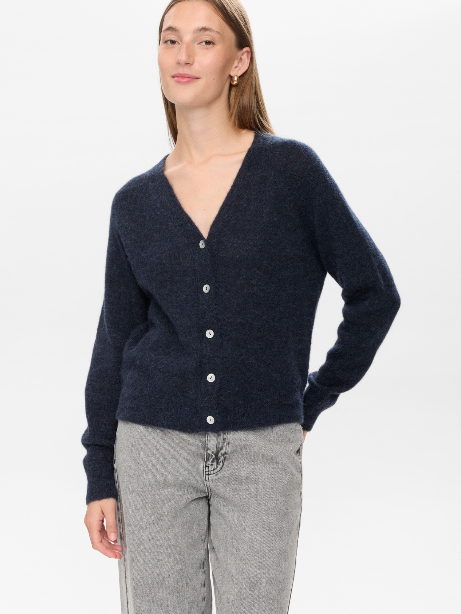 nümph Cardigan "Nümph V-neck cardigan NURIETTE" günstig online kaufen