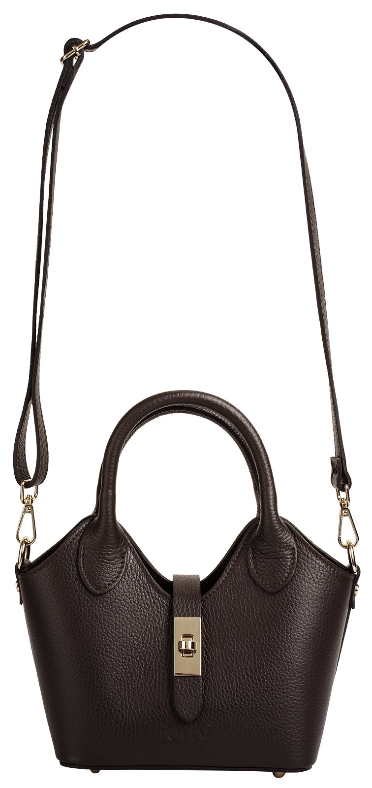 forty° Henkeltasche »LANVERRA - S« echt Leder, Made in Italy