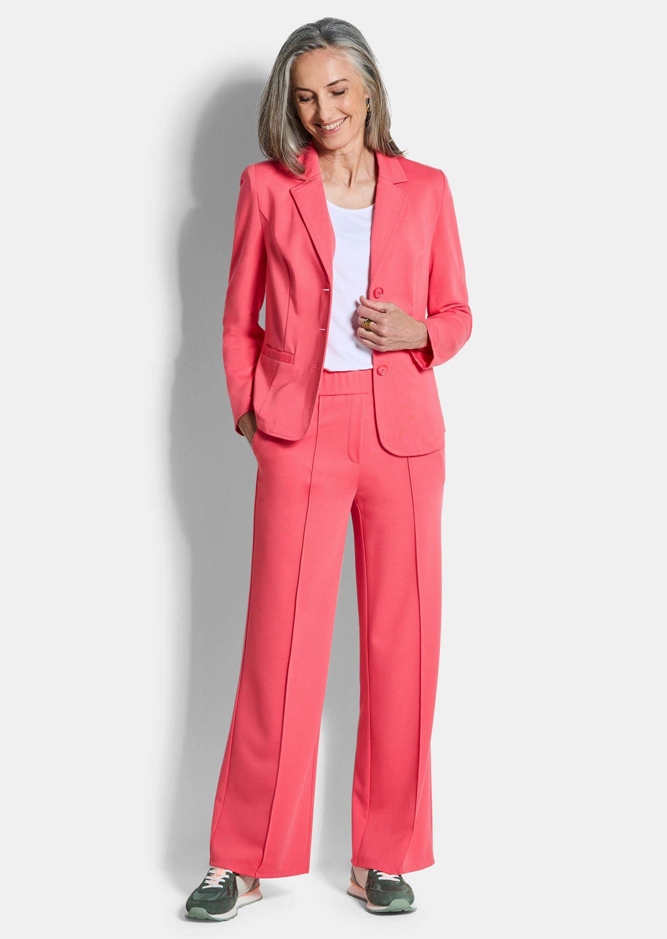 GOLDNER Stoffhose "Jersey-Culotte VERA mit Biesen" günstig online kaufen