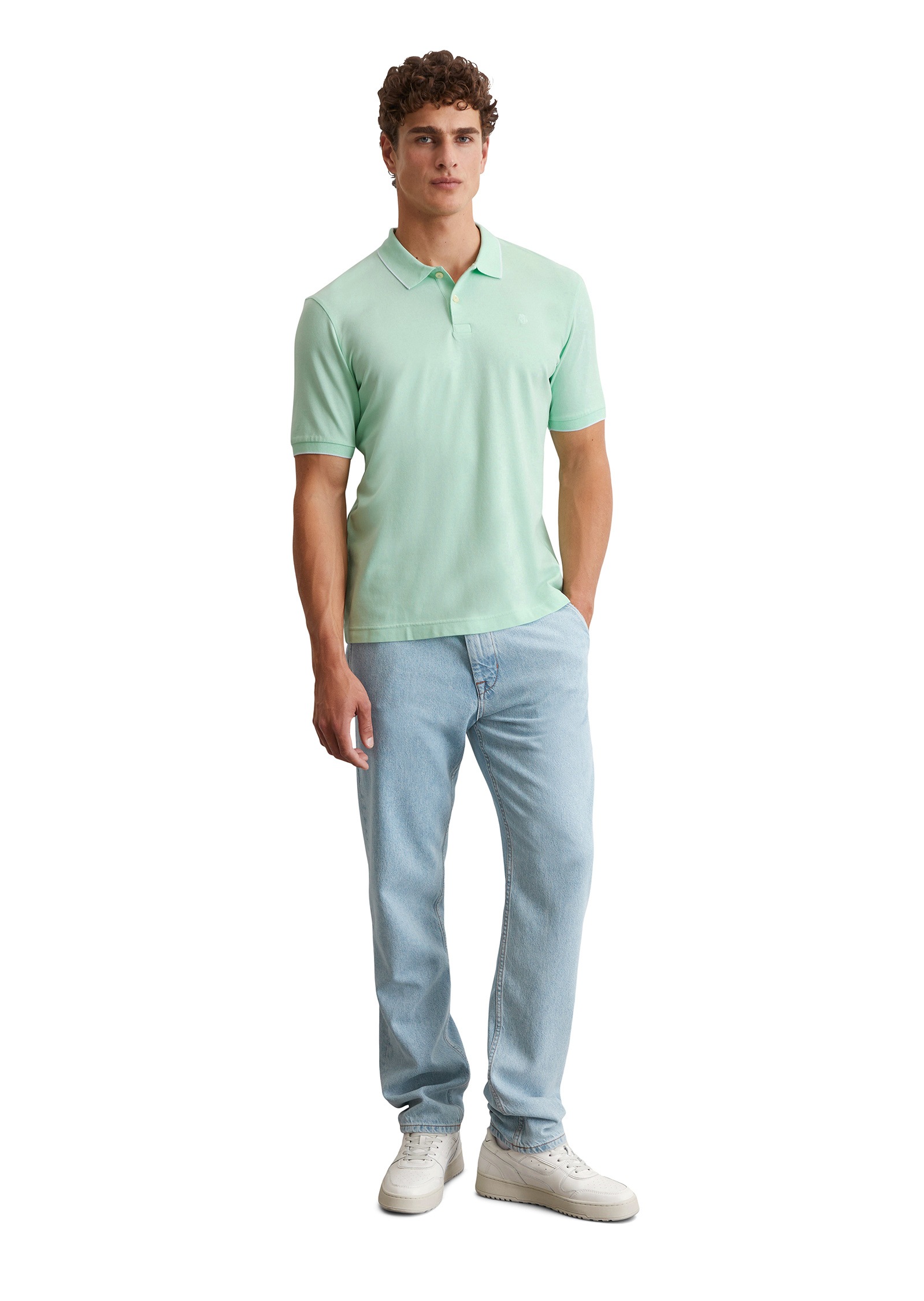 Marc O'Polo Poloshirt »aus Bio-Baumwoll-Mix«