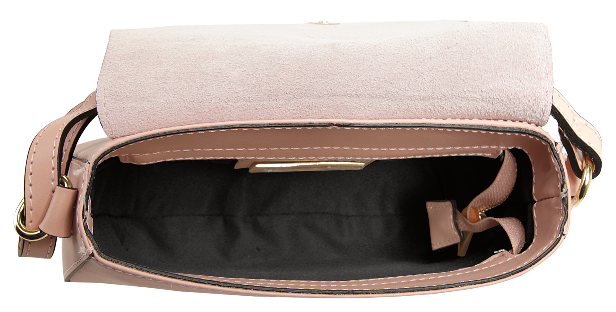 Cluty Umhängetasche, echt Leder, Made in Italy