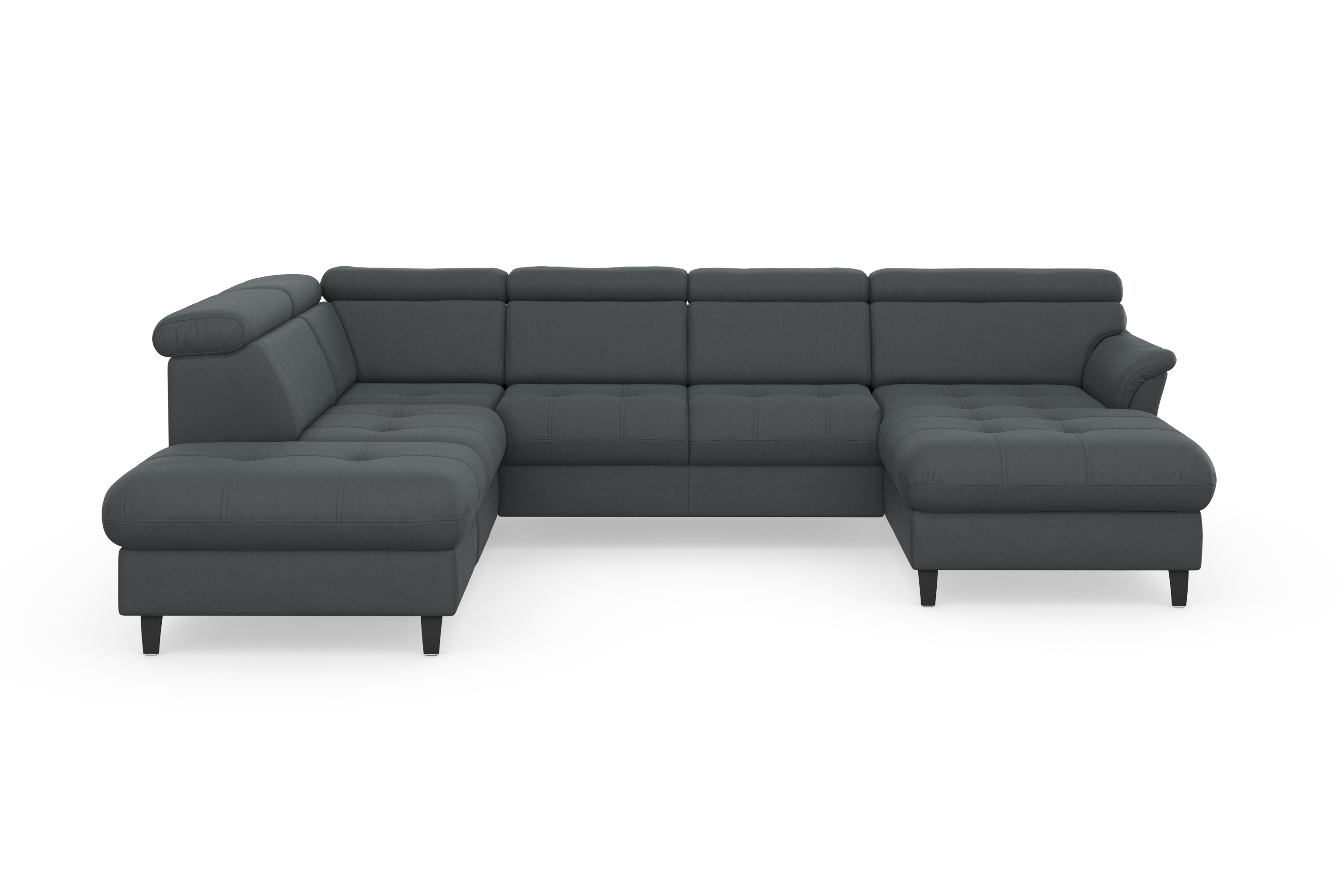 sit&more Wohnlandschaft "Marano U-Form" inklusive Kopfteilverstellung, optional Schlaffunktion & Bettkasten