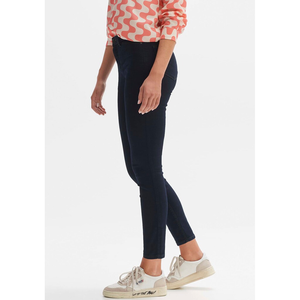OPUS Slim-fit-Jeans, mit kleinen Schlitzen in den Seiten am Bein-Ende