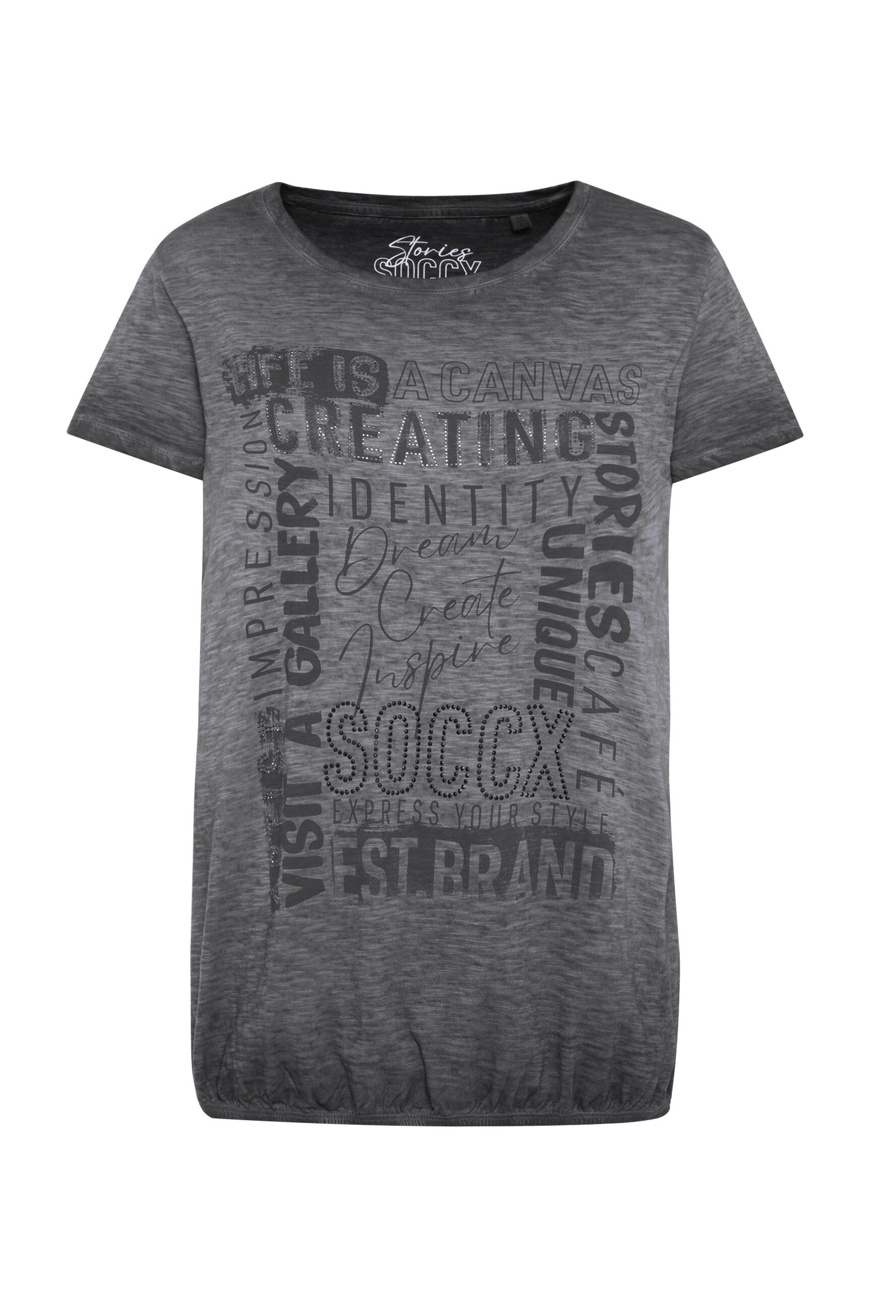 SOCCX Rundhalsshirt, aus Baumwolle
