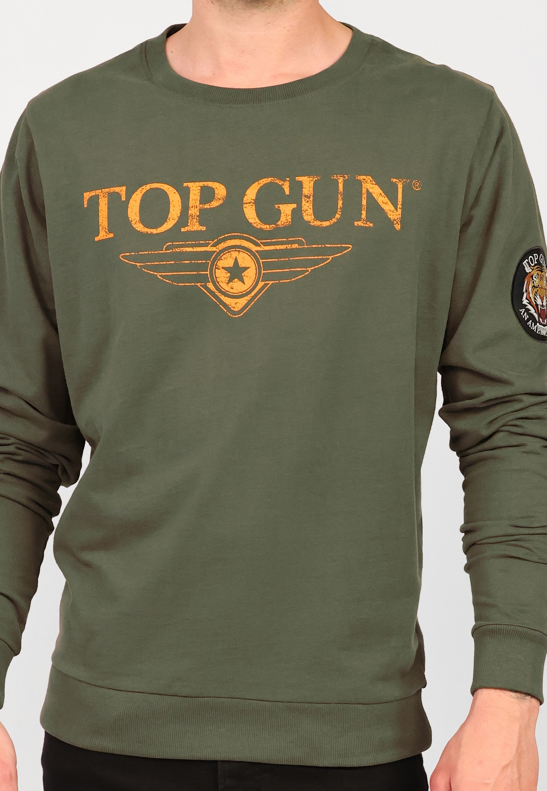 Sweater TOP GUN | BAUR »TG20213005« Friday Black