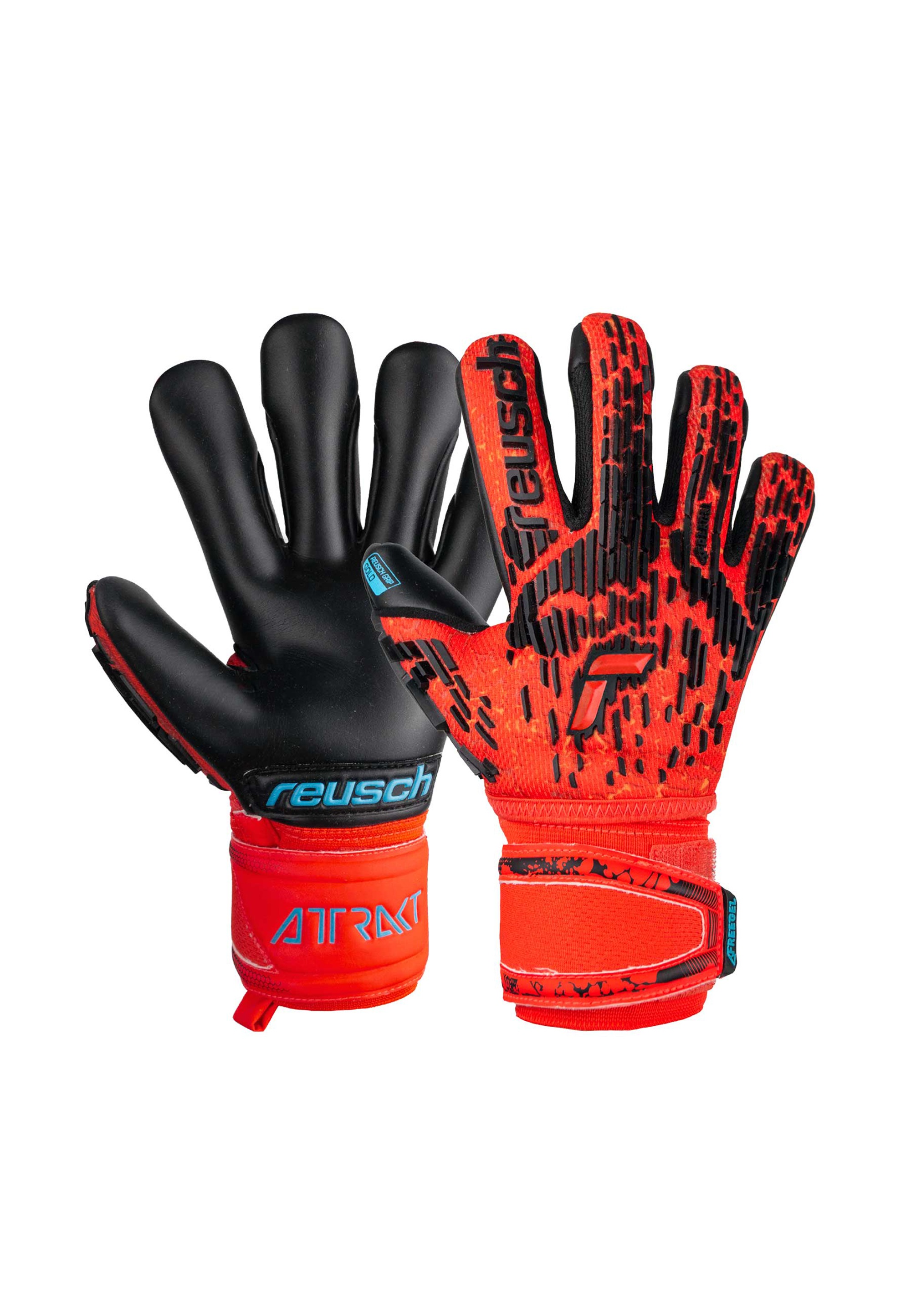 Reusch Torwarthandschuhe "Attrakt Freegel Gold Junior" Finger Support mit h günstig online kaufen