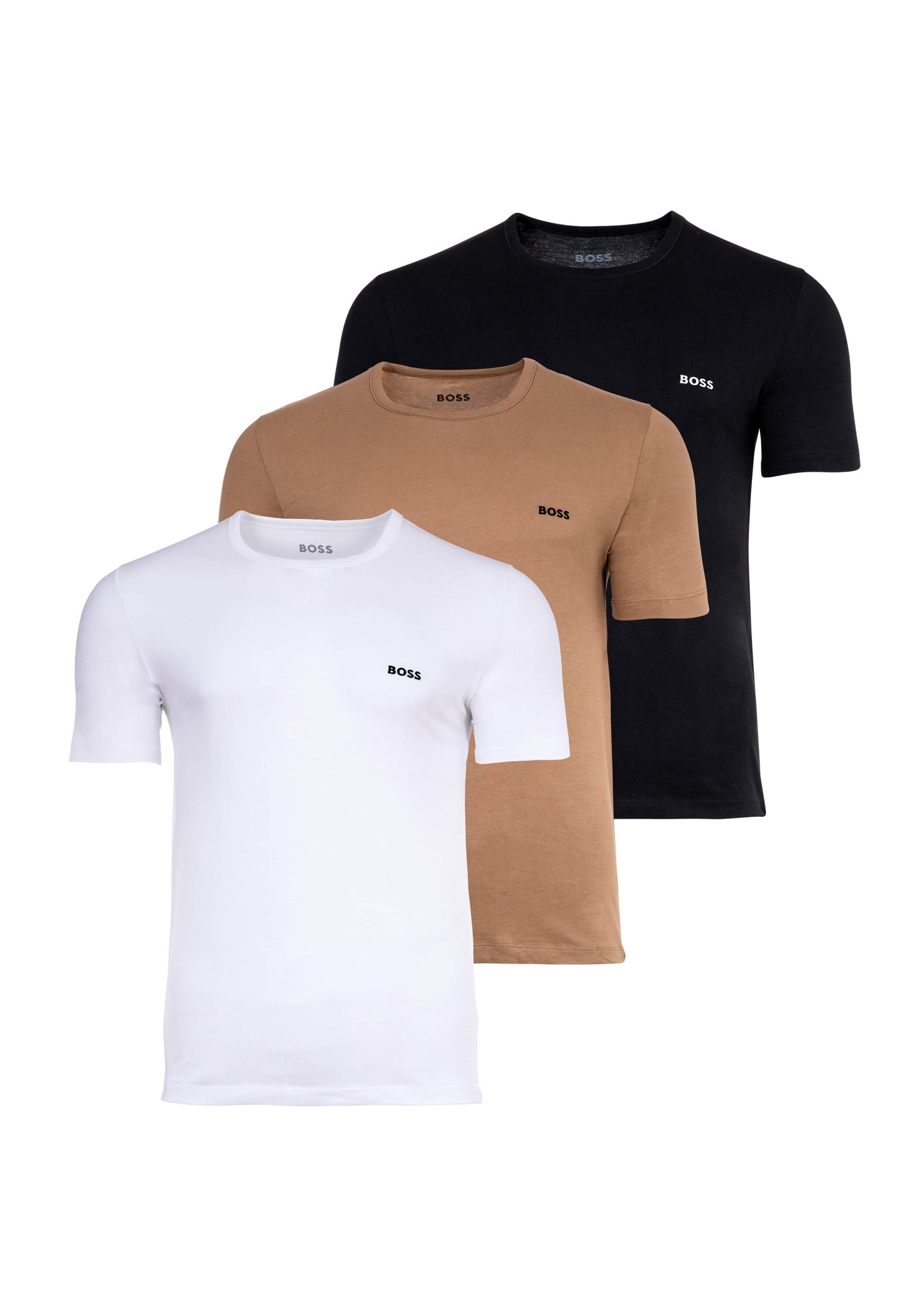 BOSS T-Shirt "T-Shirt T-Shirt RN 3P Classic 3er Pack" günstig online kaufen