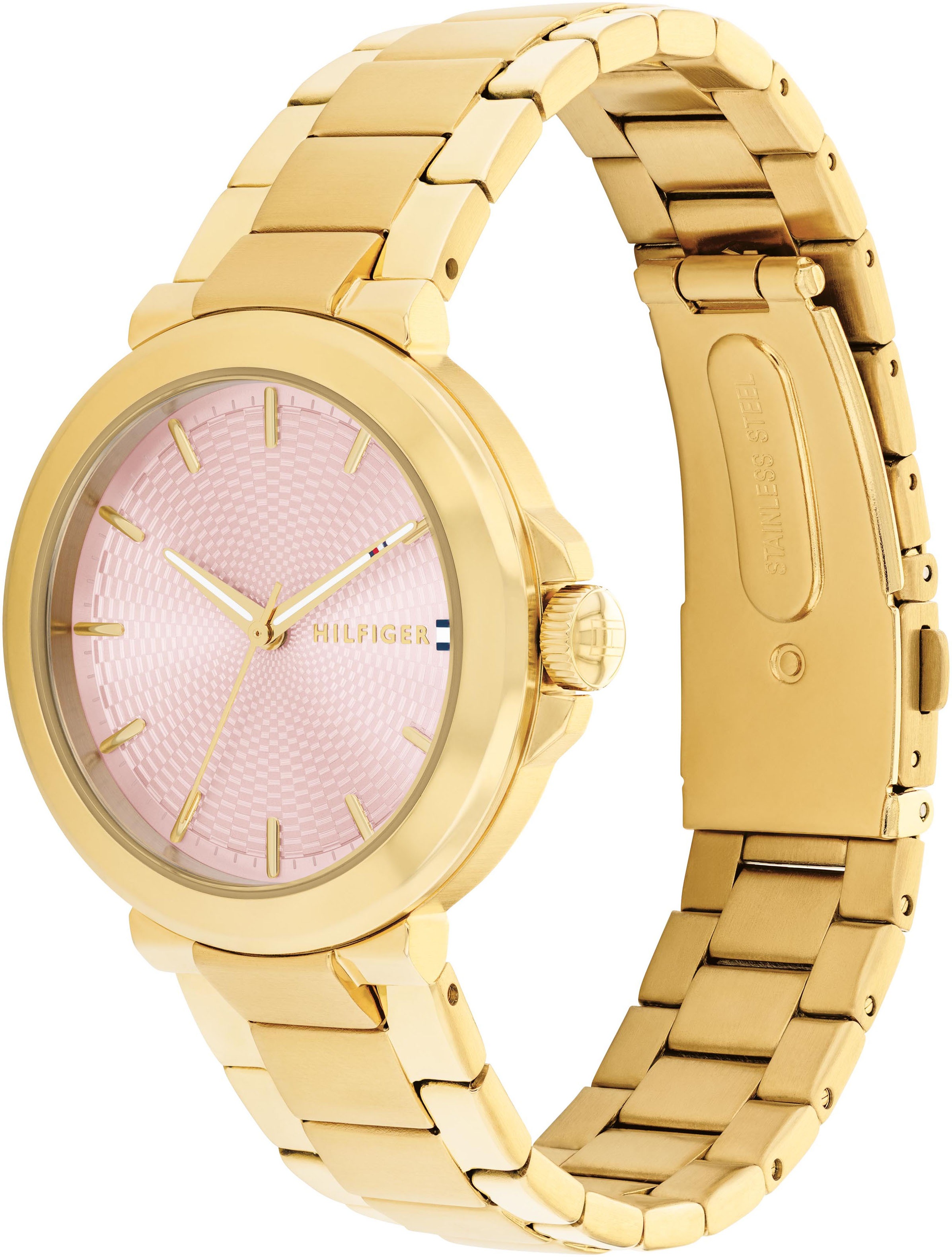 Tommy Hilfiger Quarzuhr »Lori«, Armbanduhr, Damenuhr, Edelstahlarmband, analog