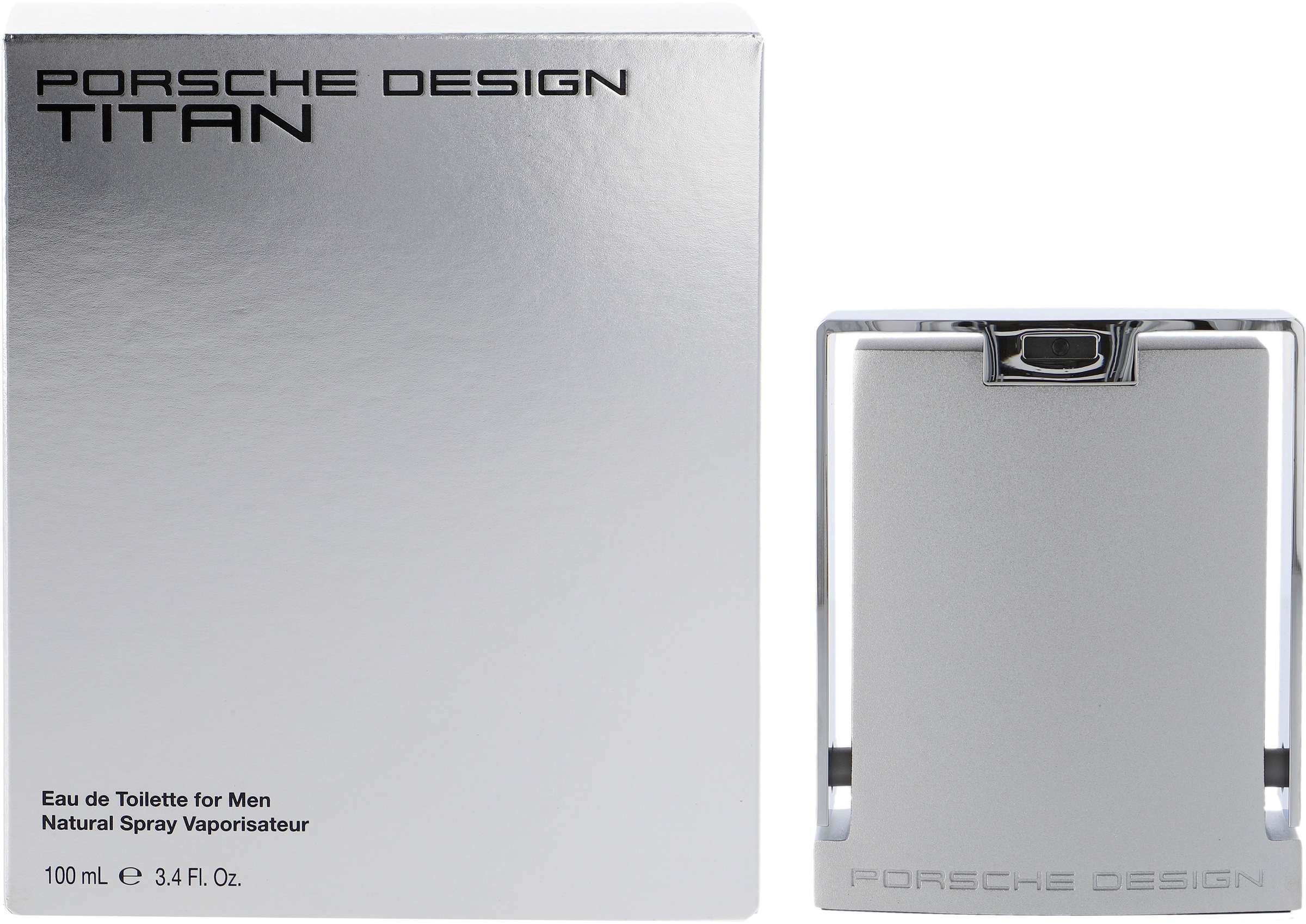 PORSCHE Design Eau de Toilette »Titan«, Holziger Duft mit Grapefruit, Lavandin, Pelargonie und Moschus.