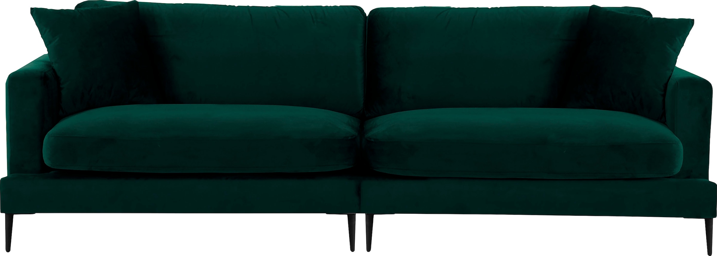 Leonique Big-Sofa »Cozy«, mit losen Kissen und Metallbeinen