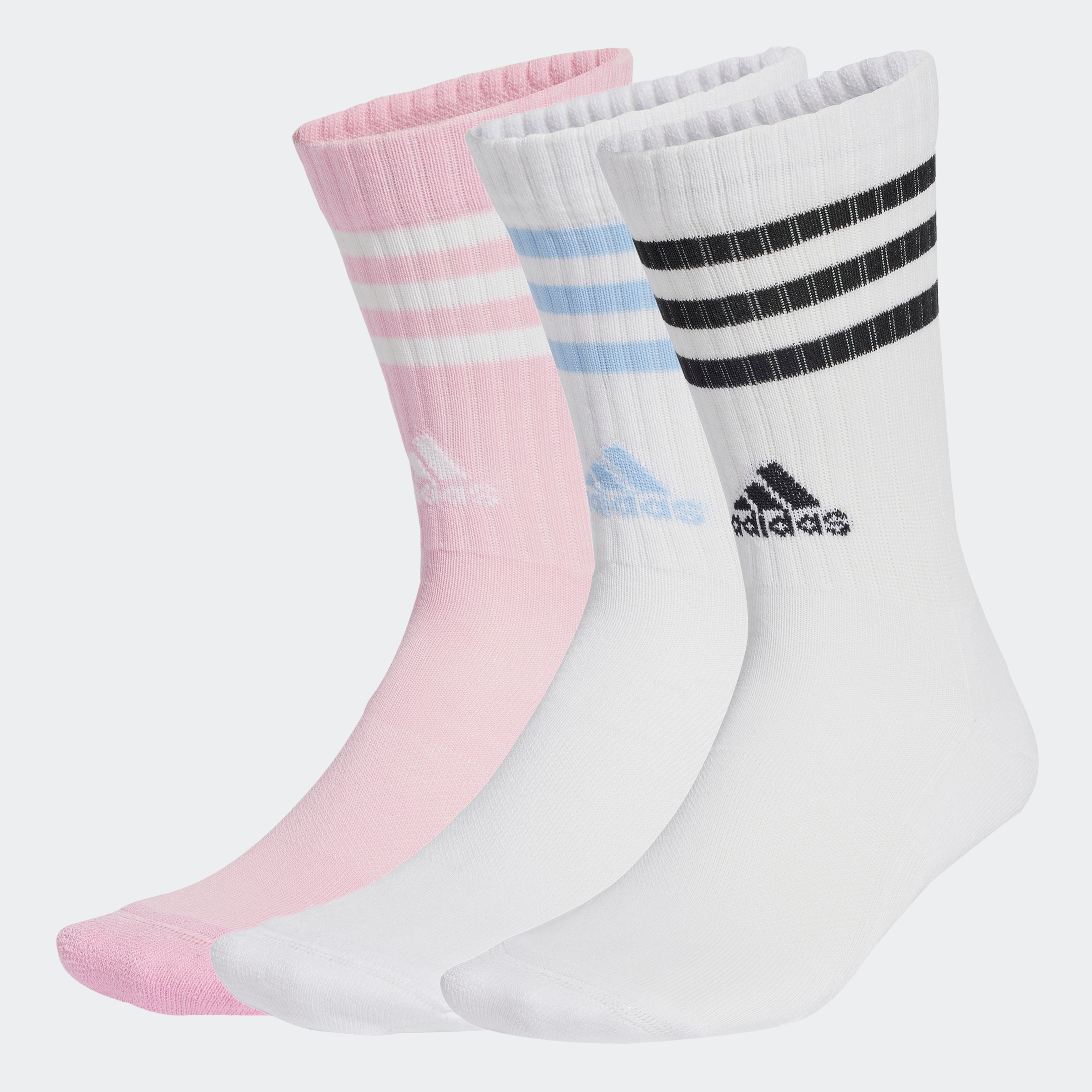 adidas Performance Funktionssocken "3STREIFEN CUSHIONED CREW SOCKEN, 3 PAAR günstig online kaufen