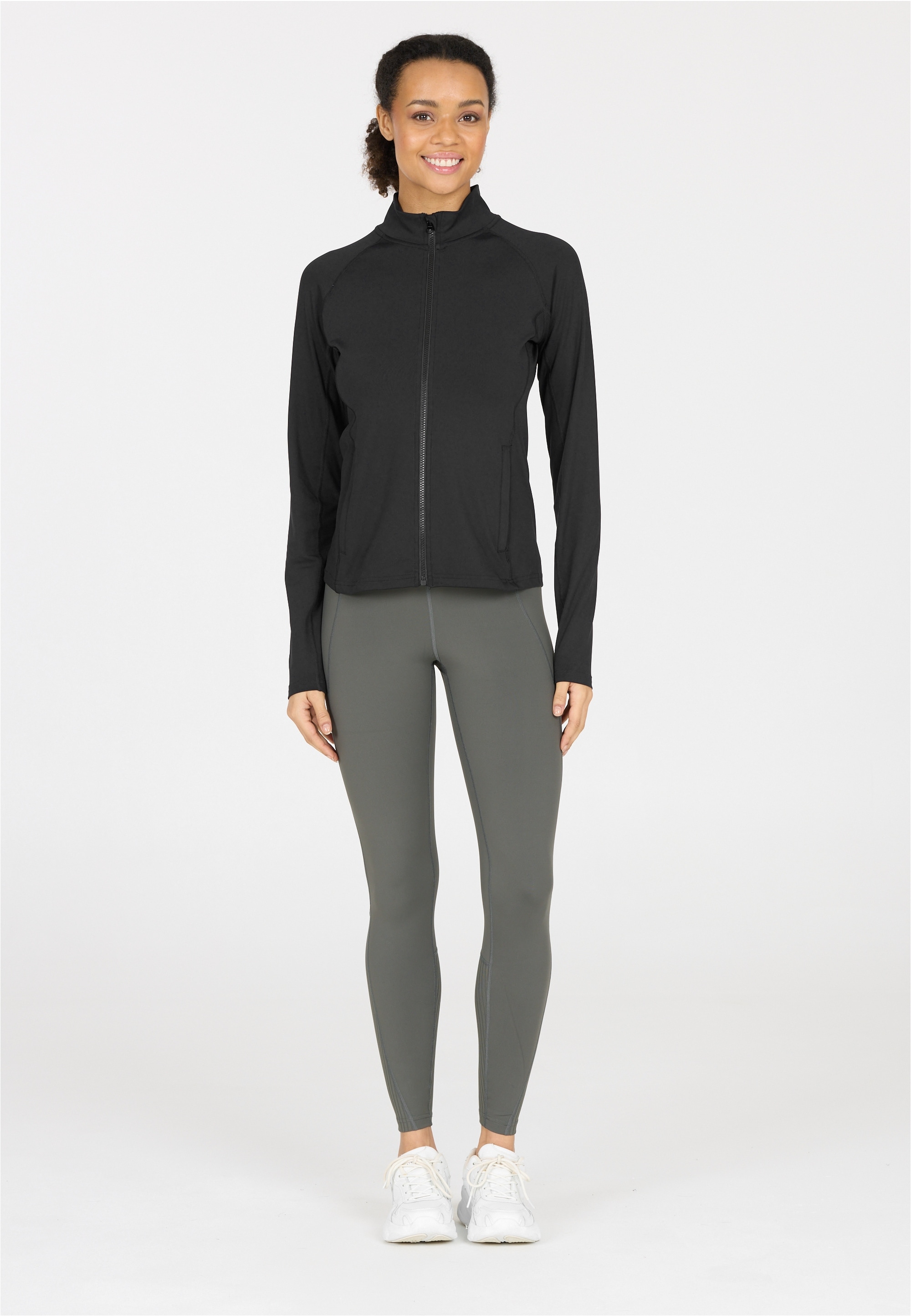 ATHLECIA Outdoorjacke »Krosa«, mit Vollreißverschluss und Flatlock-Nähten