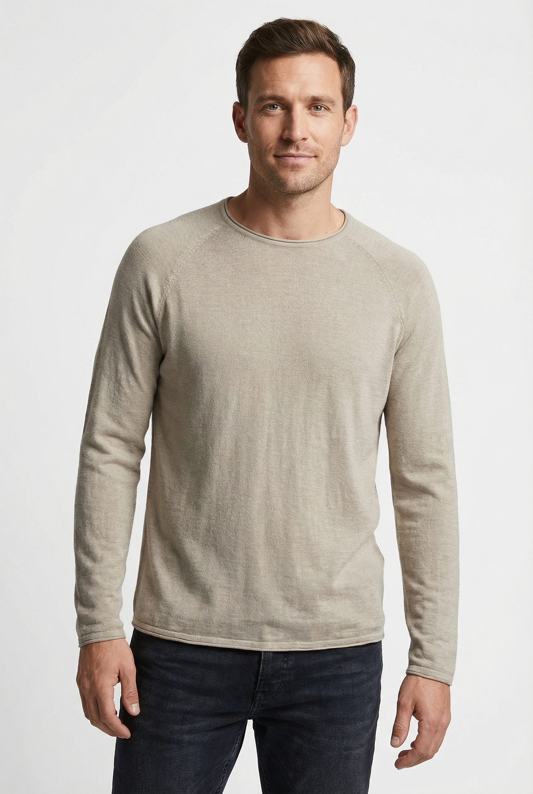 Jack & Jones PlusSize Rundhalspullover »JJBREEZE KNIT CREW NECK PLS«