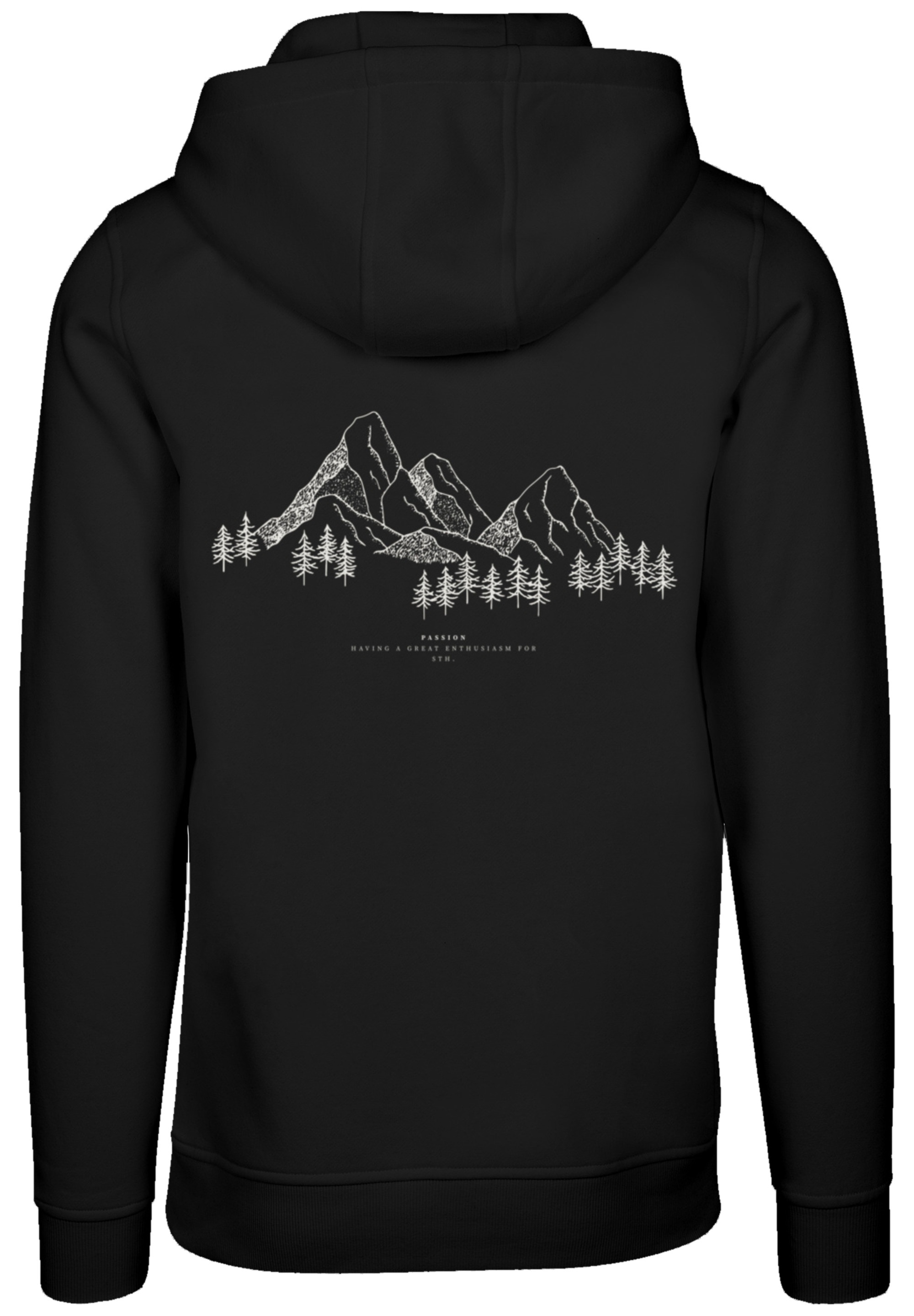 F4NT4STIC Kapuzenpullover »Berge Winter Schnee PLUSSIZE«, Premium Qualität