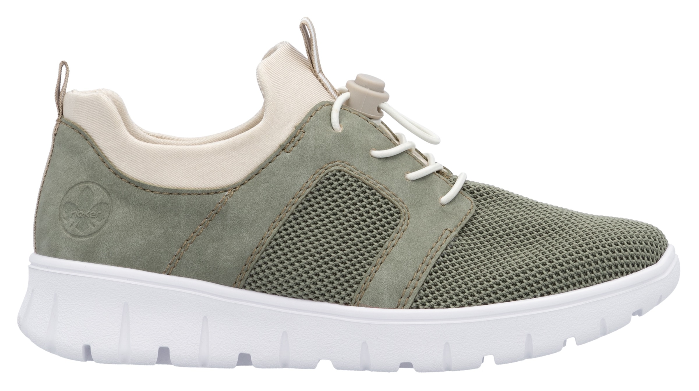 Rieker Slip-On Sneaker, Halbschuh, Freizeitsneaker, Schlupfschuh mit Anziehlaschen