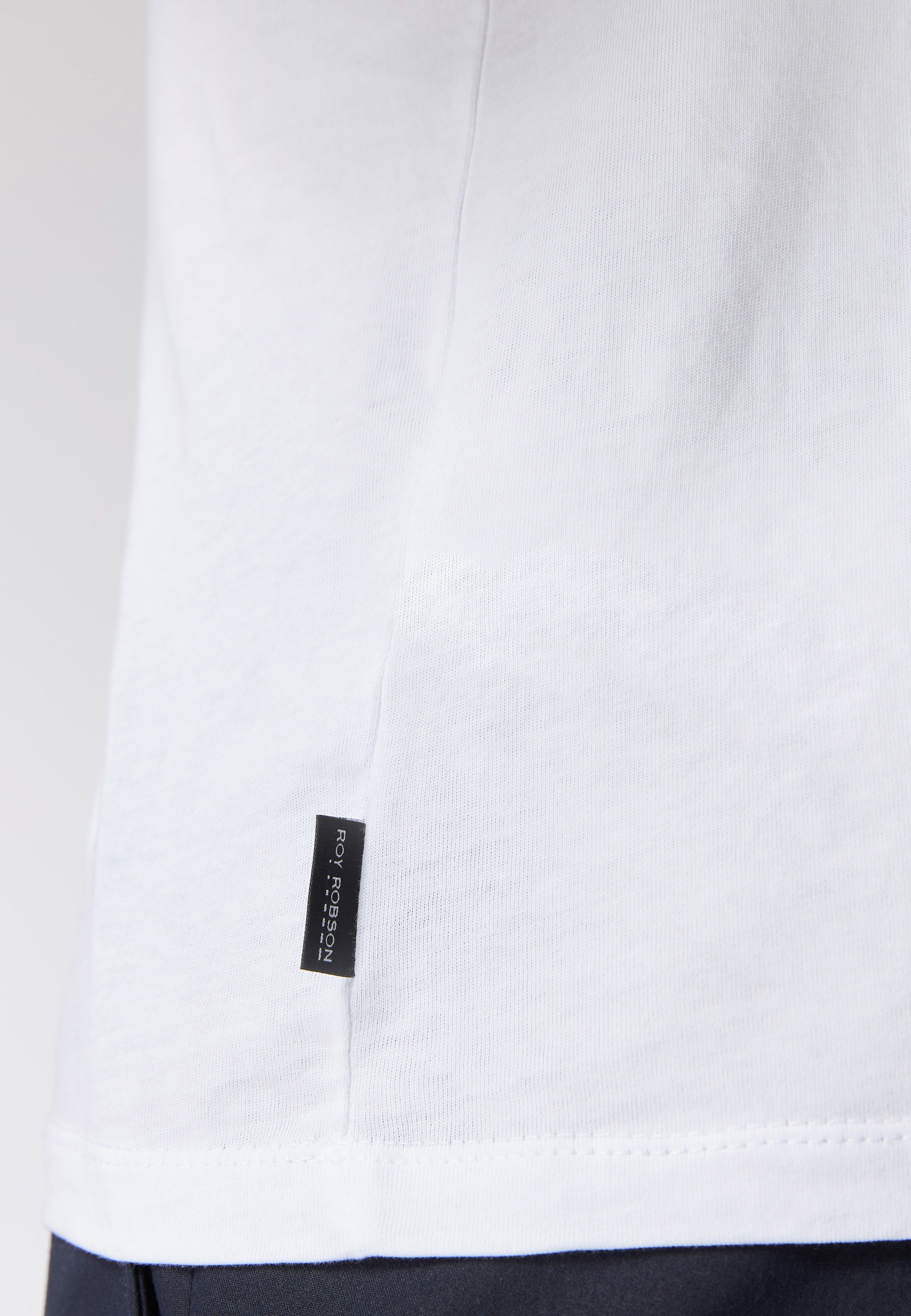 Roy Robson Longshirt »Rippkragen - Weicher Griff«