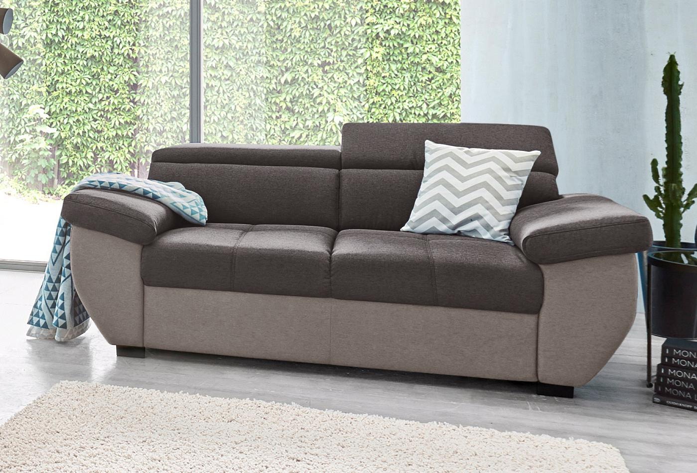 COTTA 2-Sitzer "Speedway", Big-Sofa mit Kopfteilverstellung günstig online kaufen