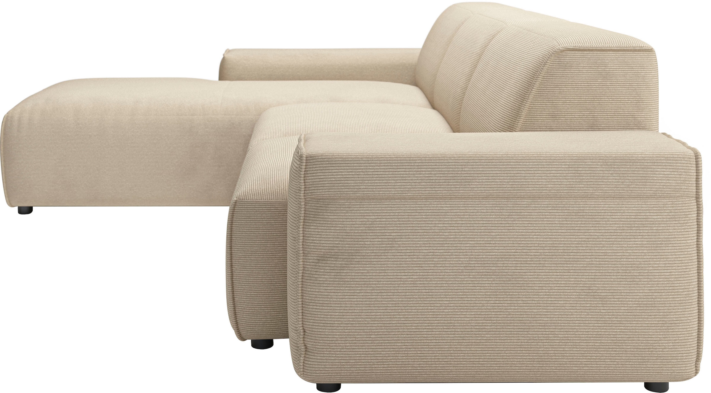 andas Ecksofa »Glimminge L-Form  auch in Breitcord, Feincord + Easy care-Bezug,« Breite 264,  Zierkissen