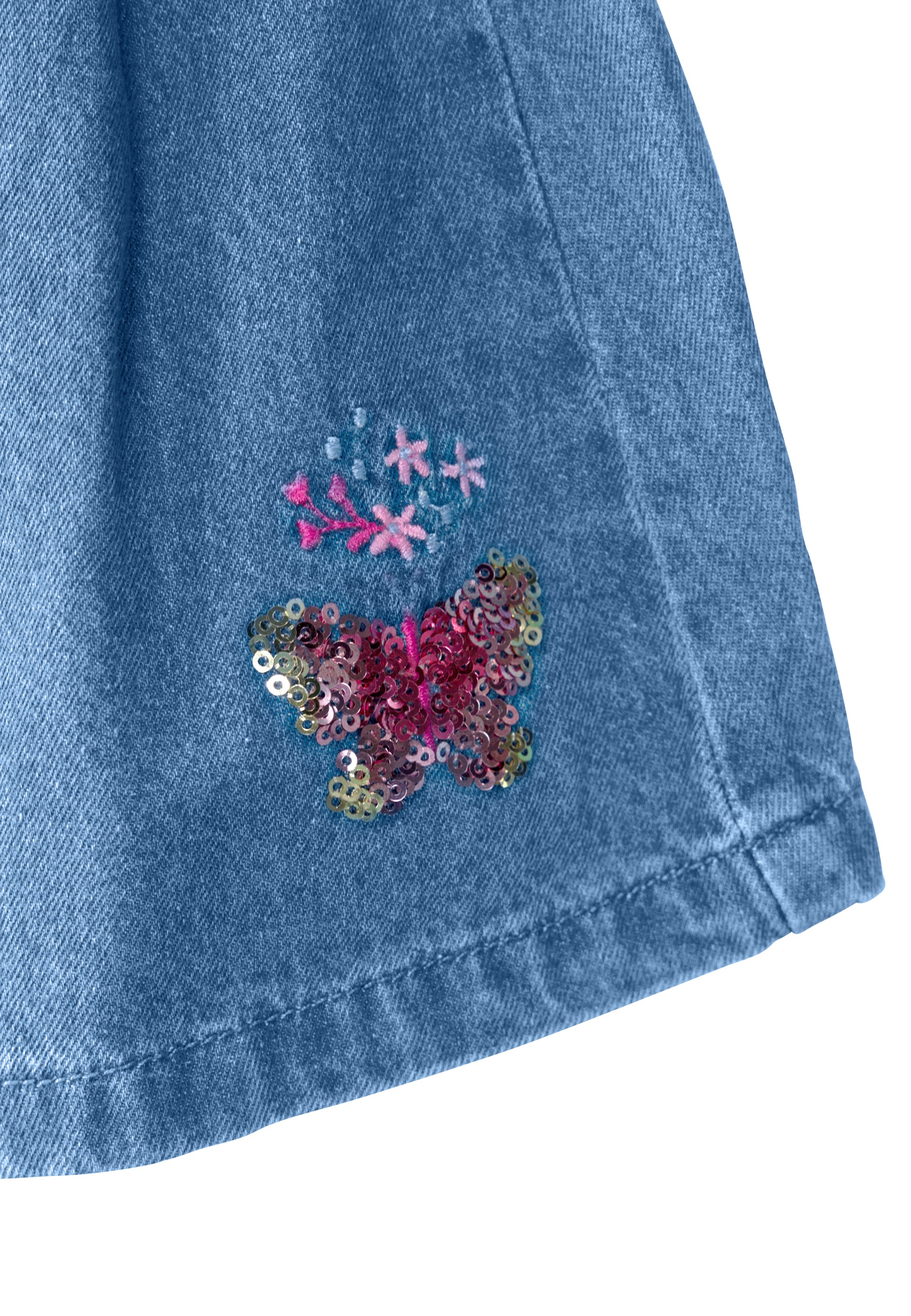 SALT AND PEPPER Shorts »Fancy«, mit Schmetterling aus Pailletten